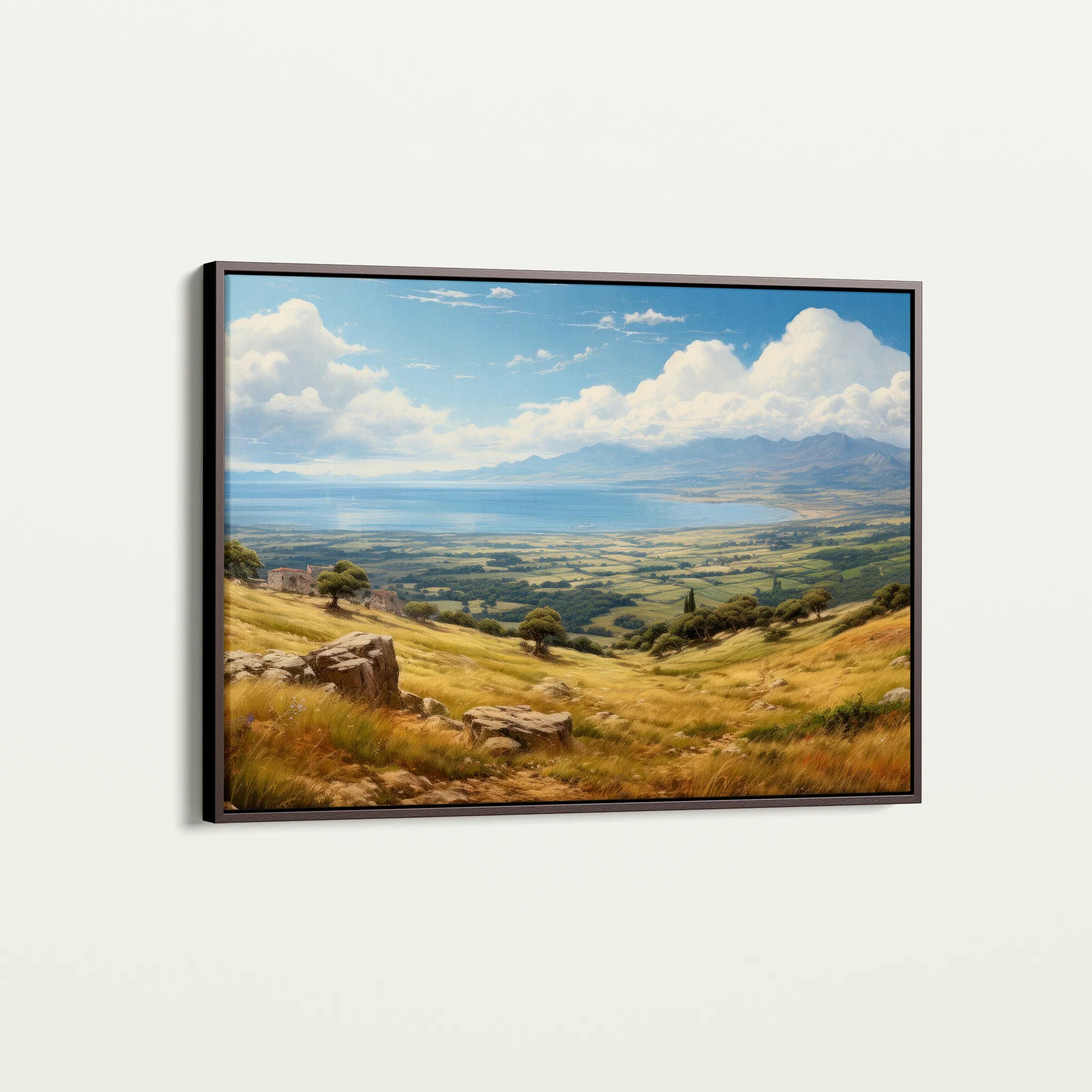 Landscape 115 Canvas Art 60 x 40 cm / Black