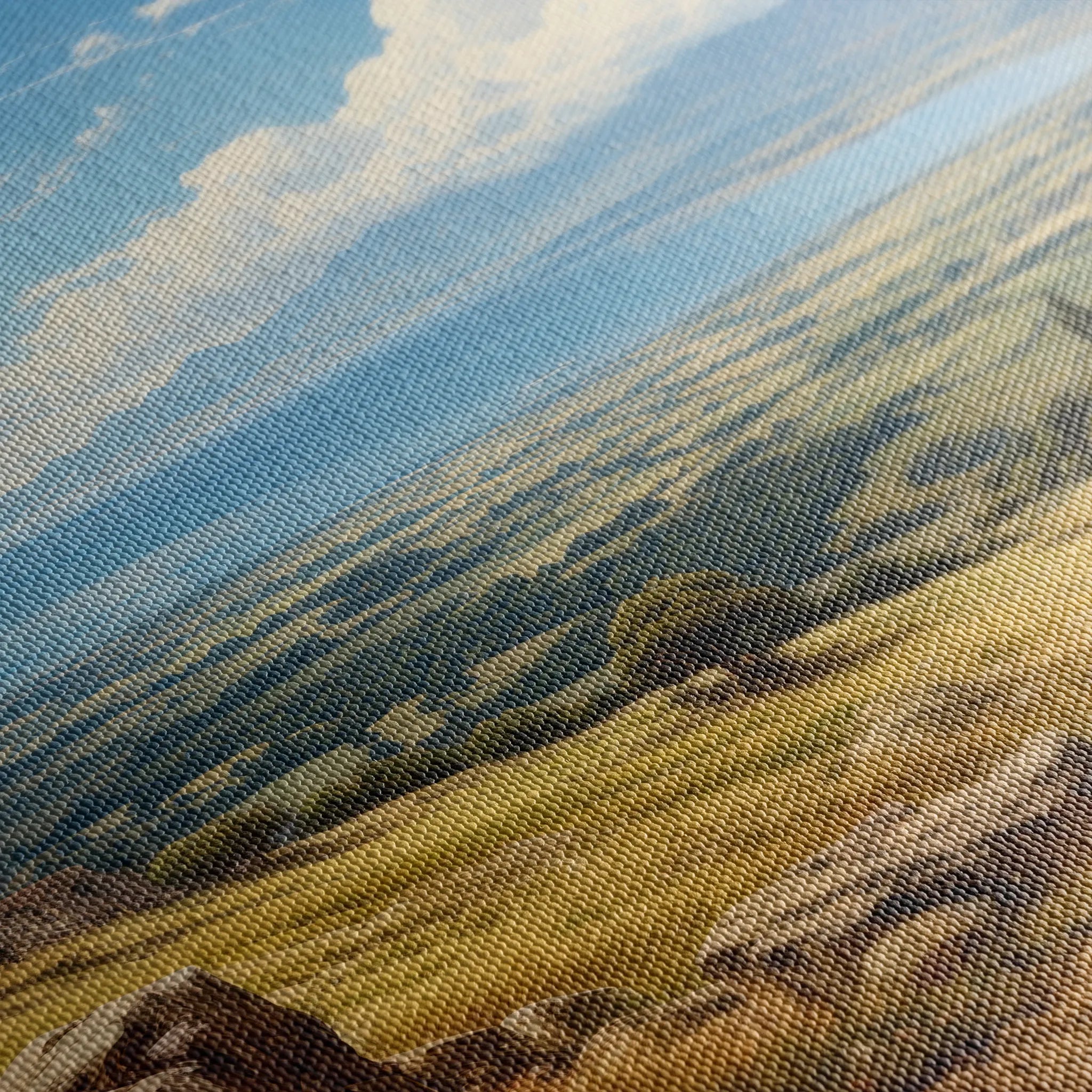 Landscape 115 Canvas Art 60 x 40 cm / Black