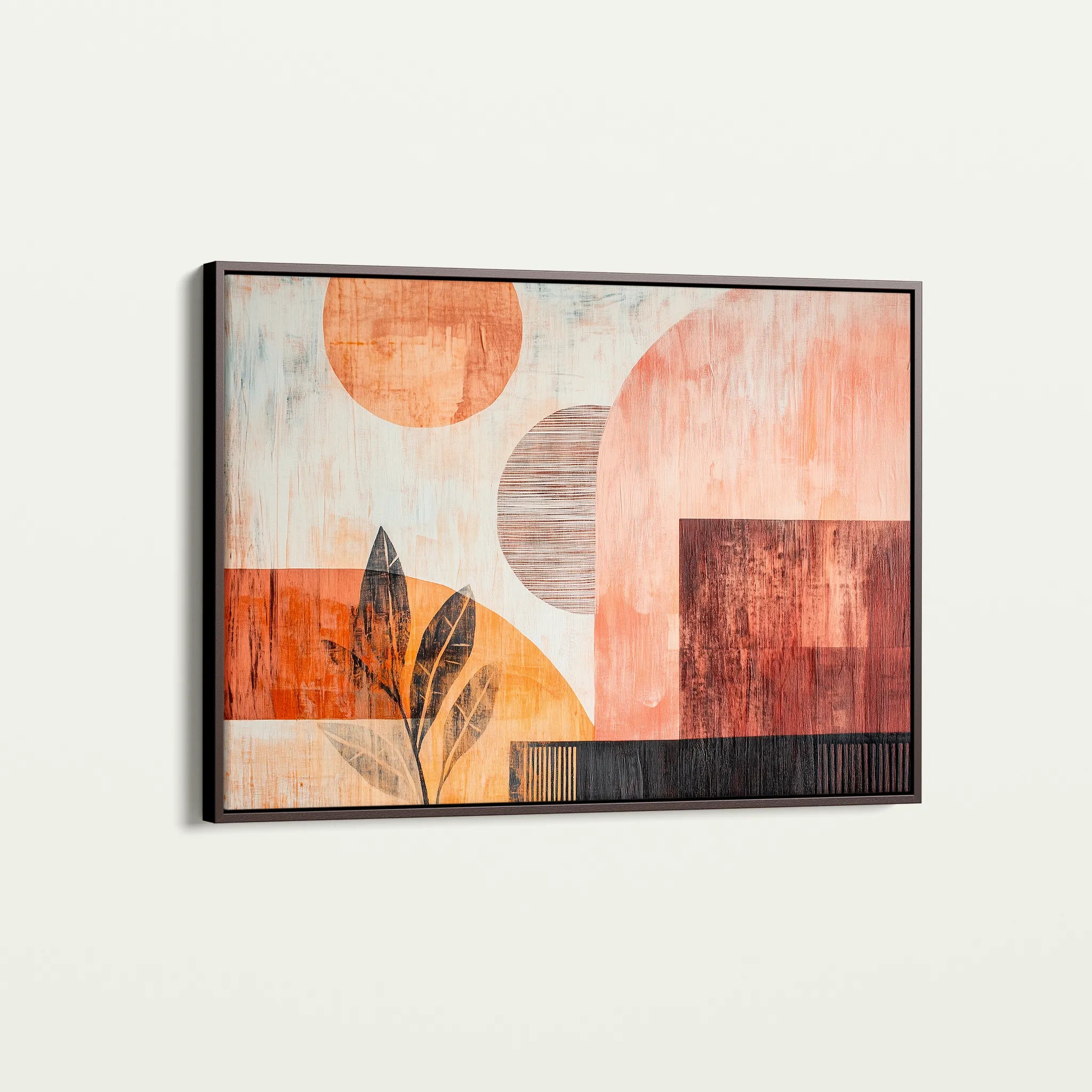 Boho 116 Canvas Art 60 x 40 cm / Black