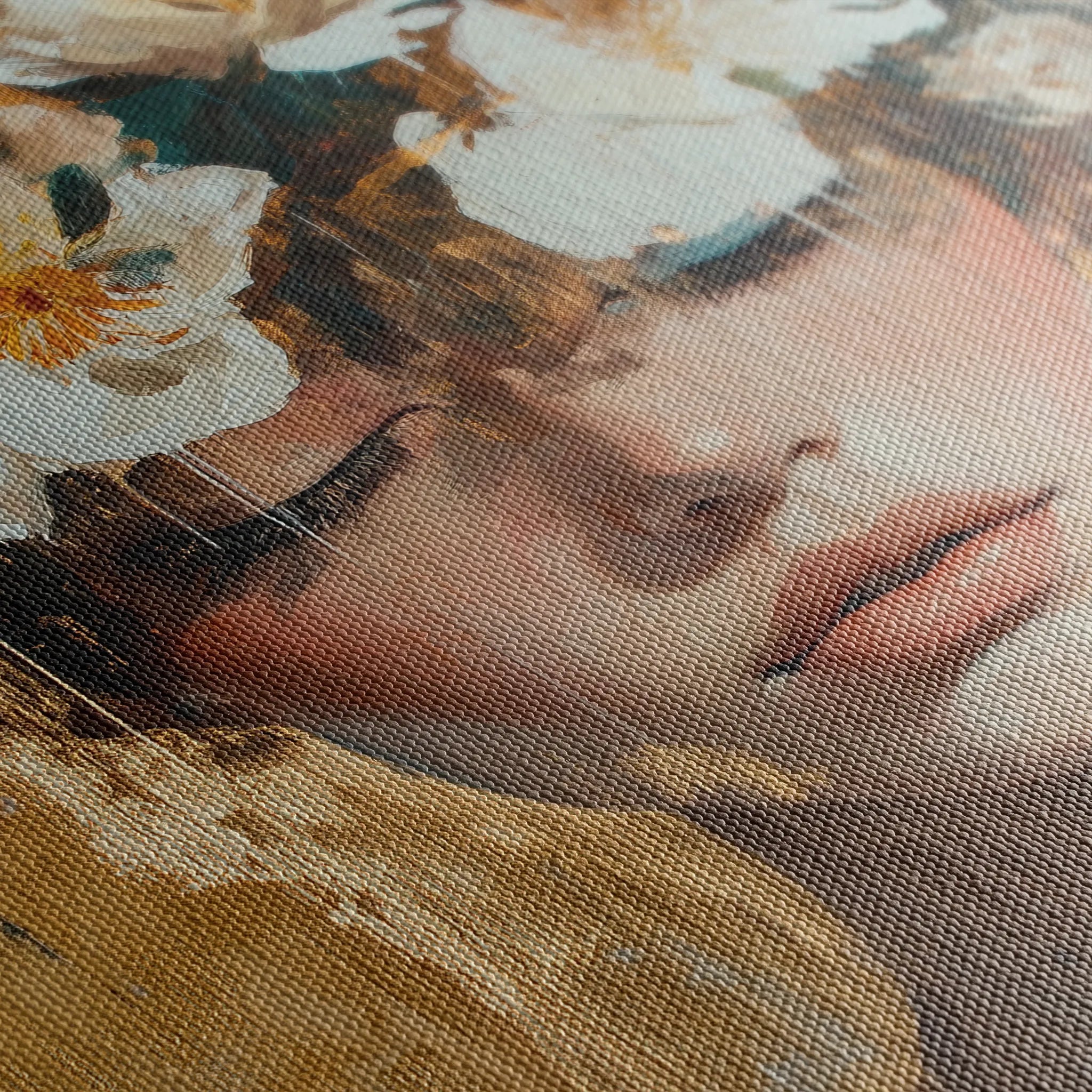 Portrait 116 Canvas Art 60 x 40 cm / Black