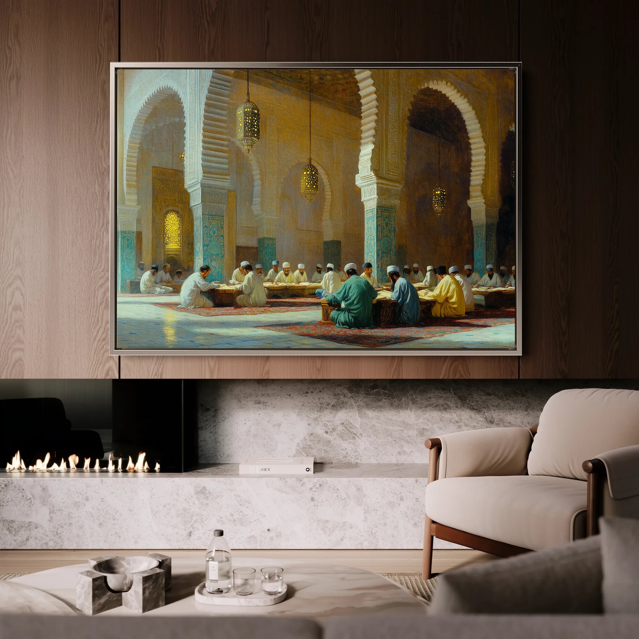 Orientalist 117 Canvas Art 60 x 40 cm / Black