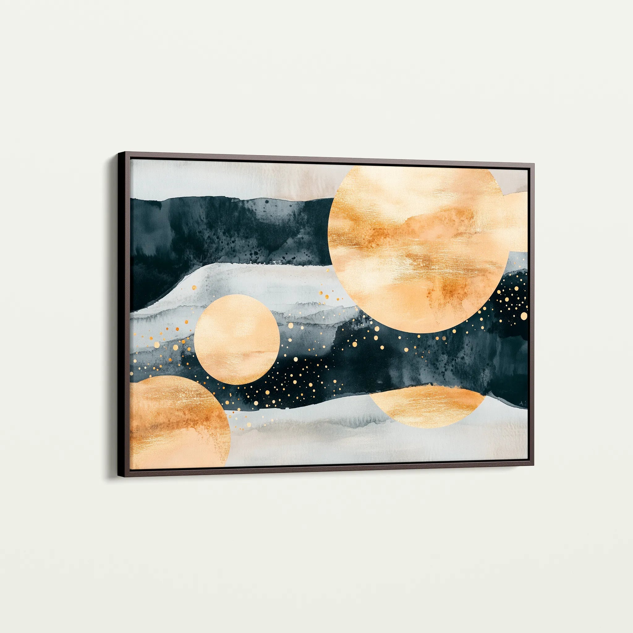 Boho 118 Canvas Art 60 x 40 cm / Black