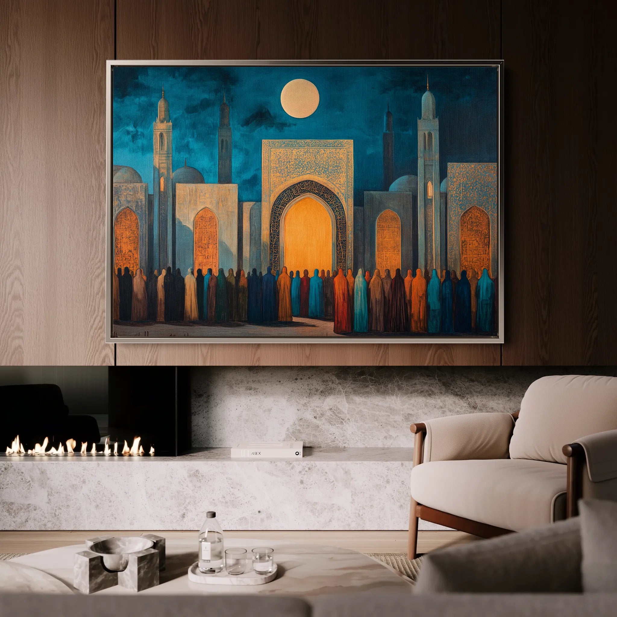 Orientalist 118 Canvas Art 60 x 40 cm / Black