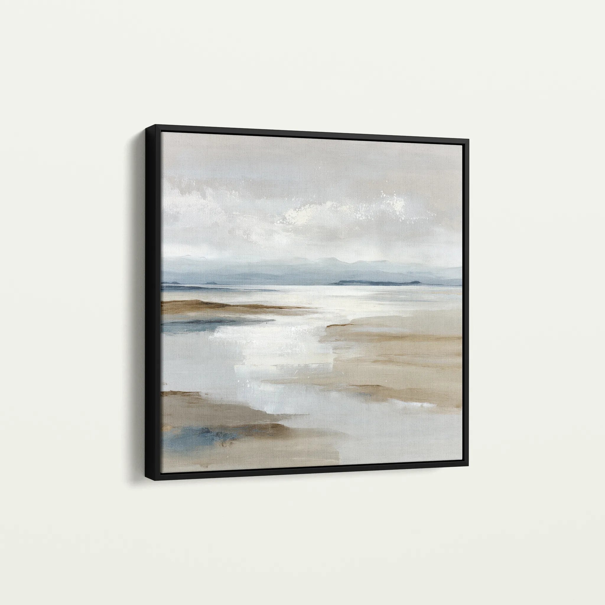 Abstract 1184 Canvas Art 60 x 60 cm / Black