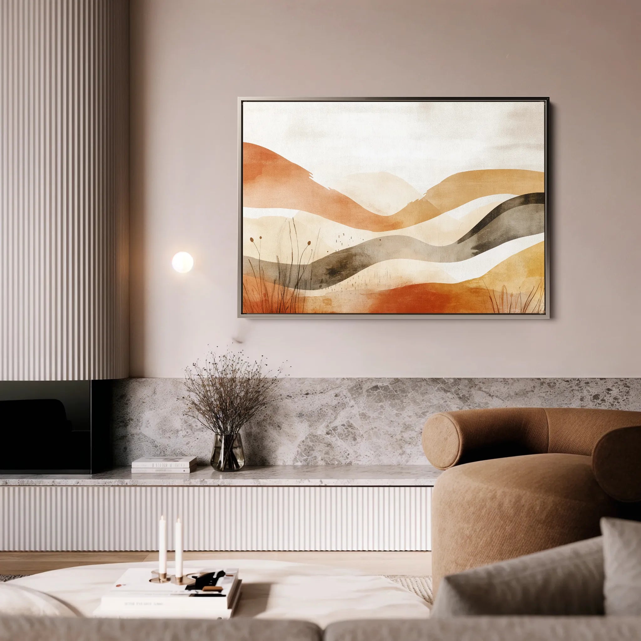 Boho 120 Canvas Art 60 x 40 cm / Black