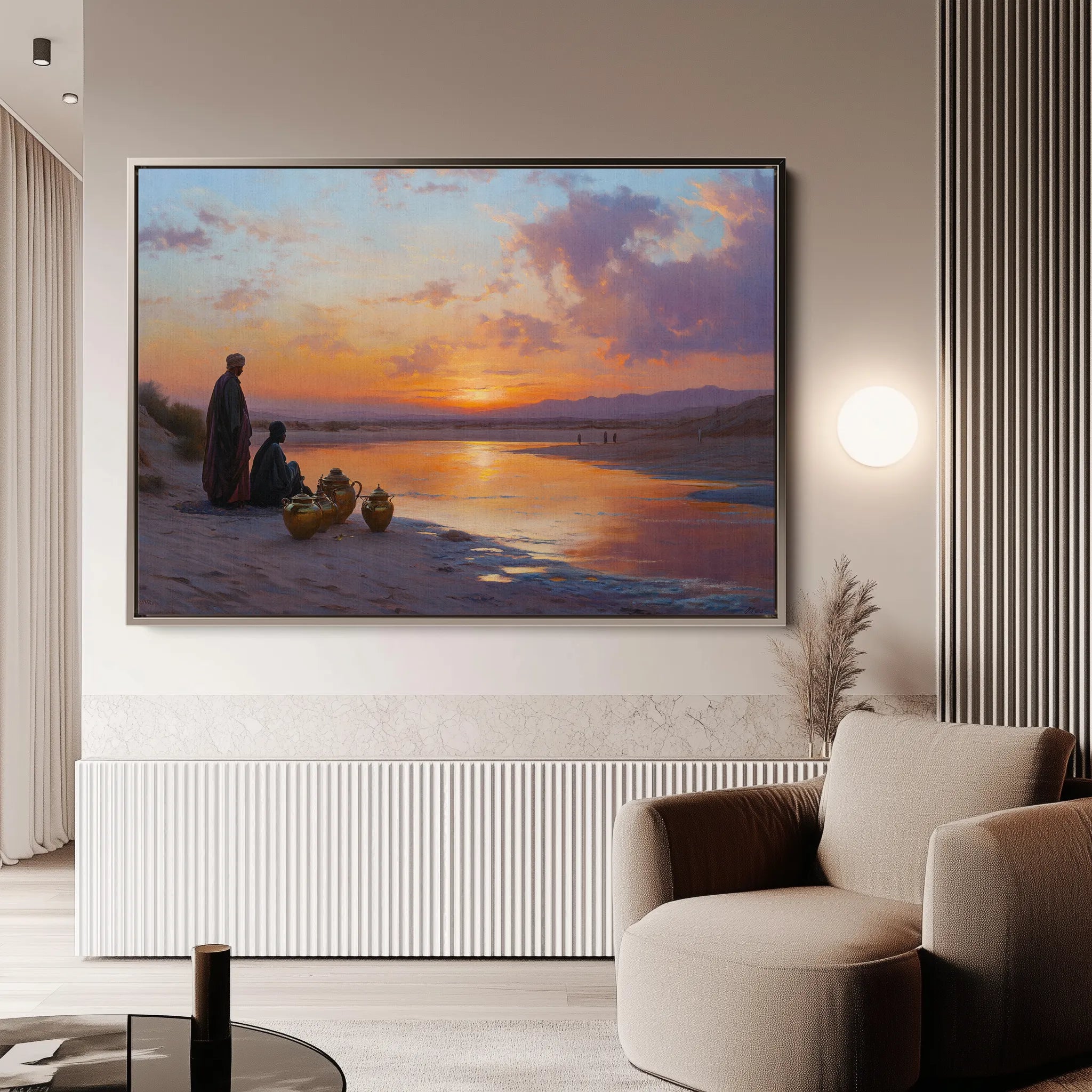 Orientalist 120 Canvas Art 60 x 40 cm / Black
