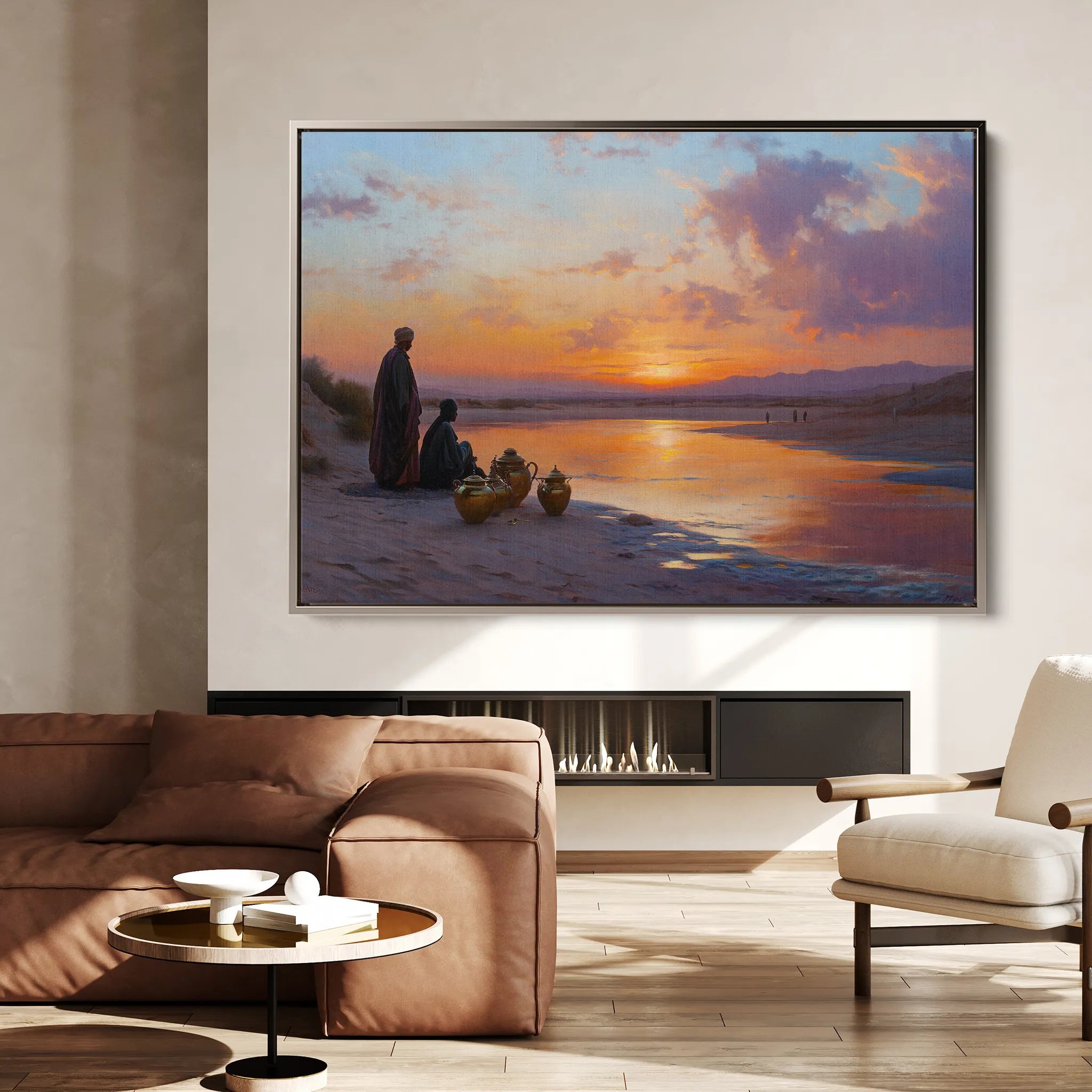 Orientalist 120 Canvas Art 60 x 40 cm / Black