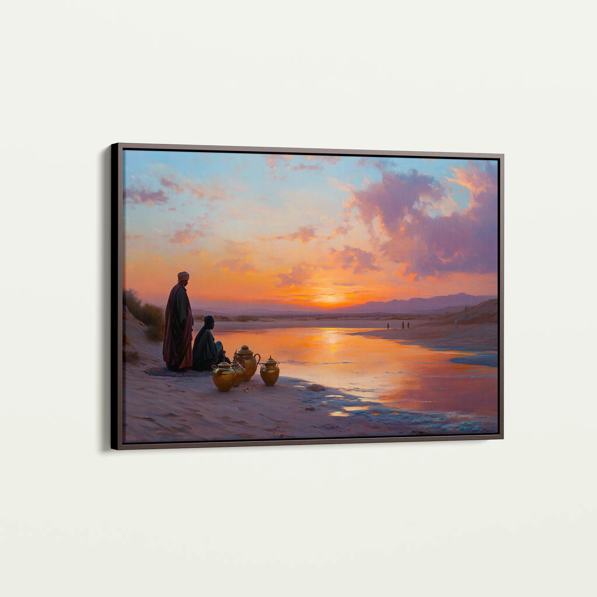 Orientalist 120 Canvas Art 60 x 40 cm / Black