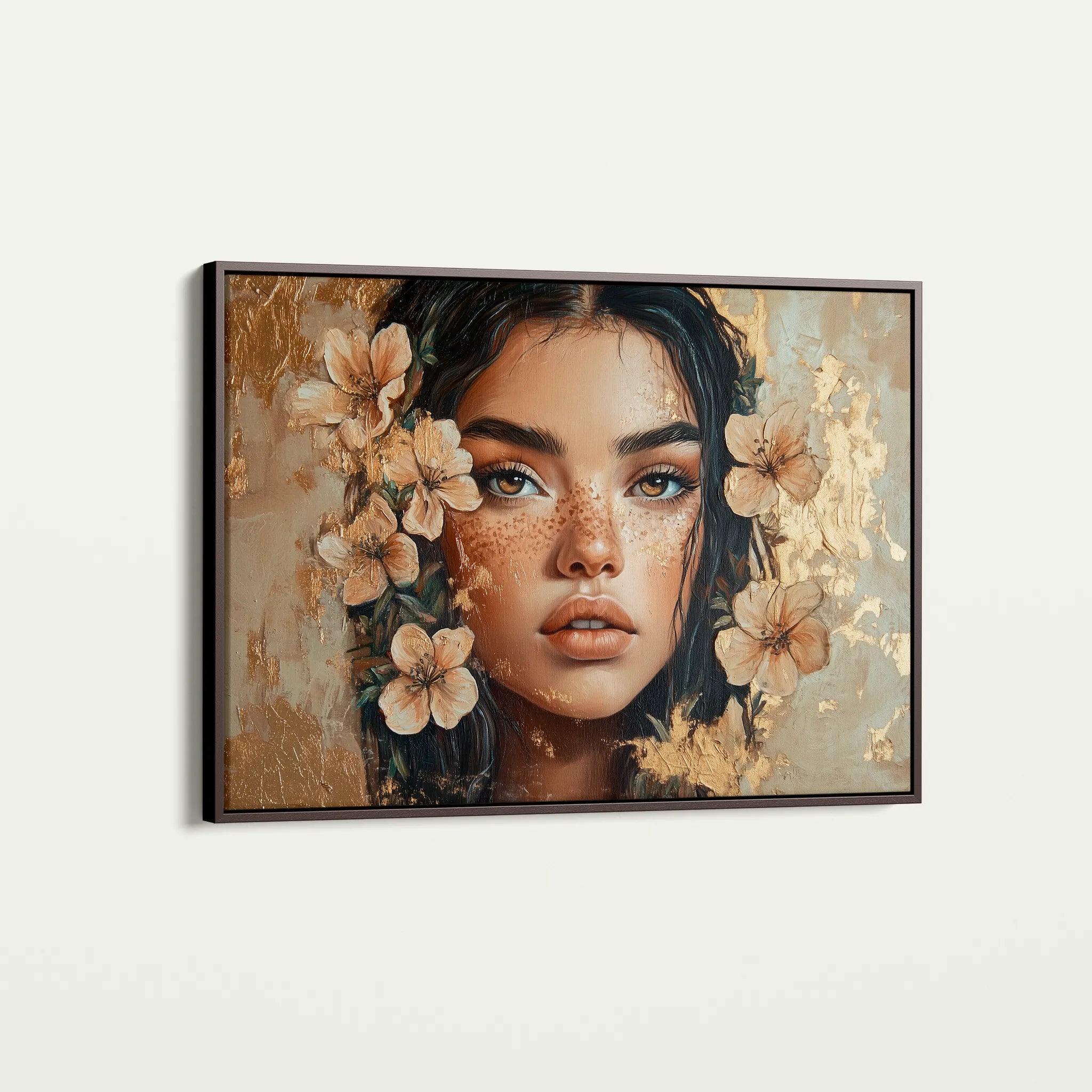 Portrait 120 Canvas Art 60 x 40 cm / Black