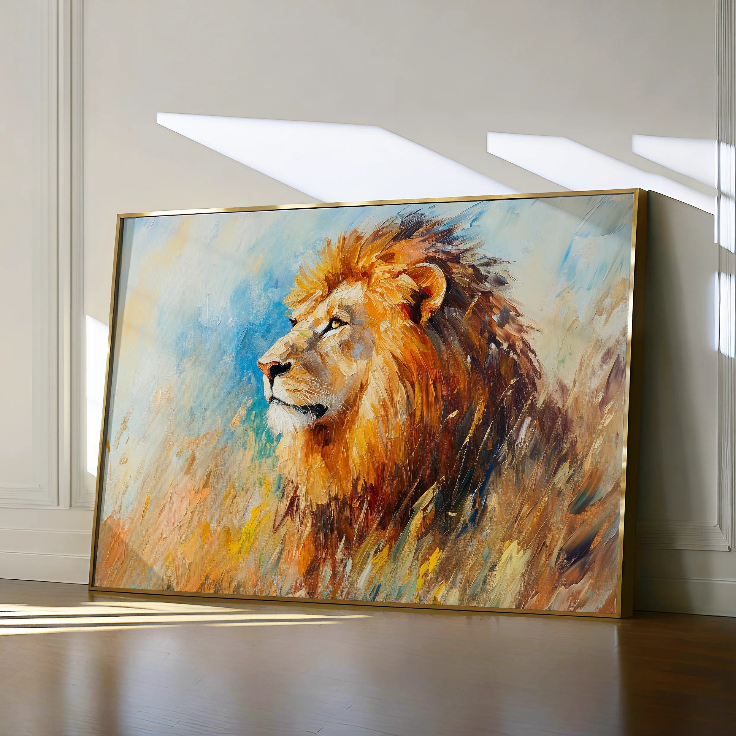 Animals 121 Canvas Art 60 x 40 cm / Black