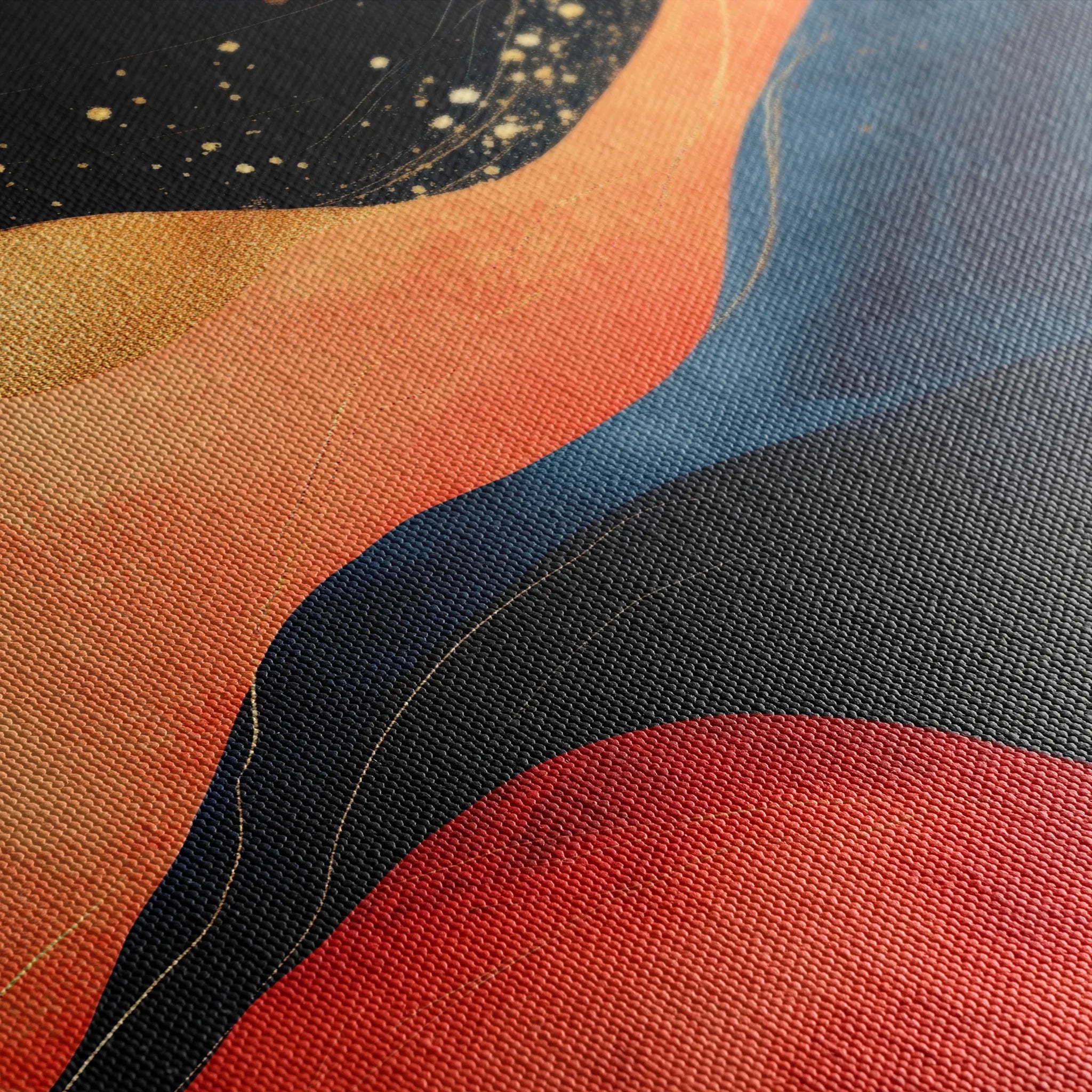 Boho 121 Canvas Art 60 x 40 cm / Black