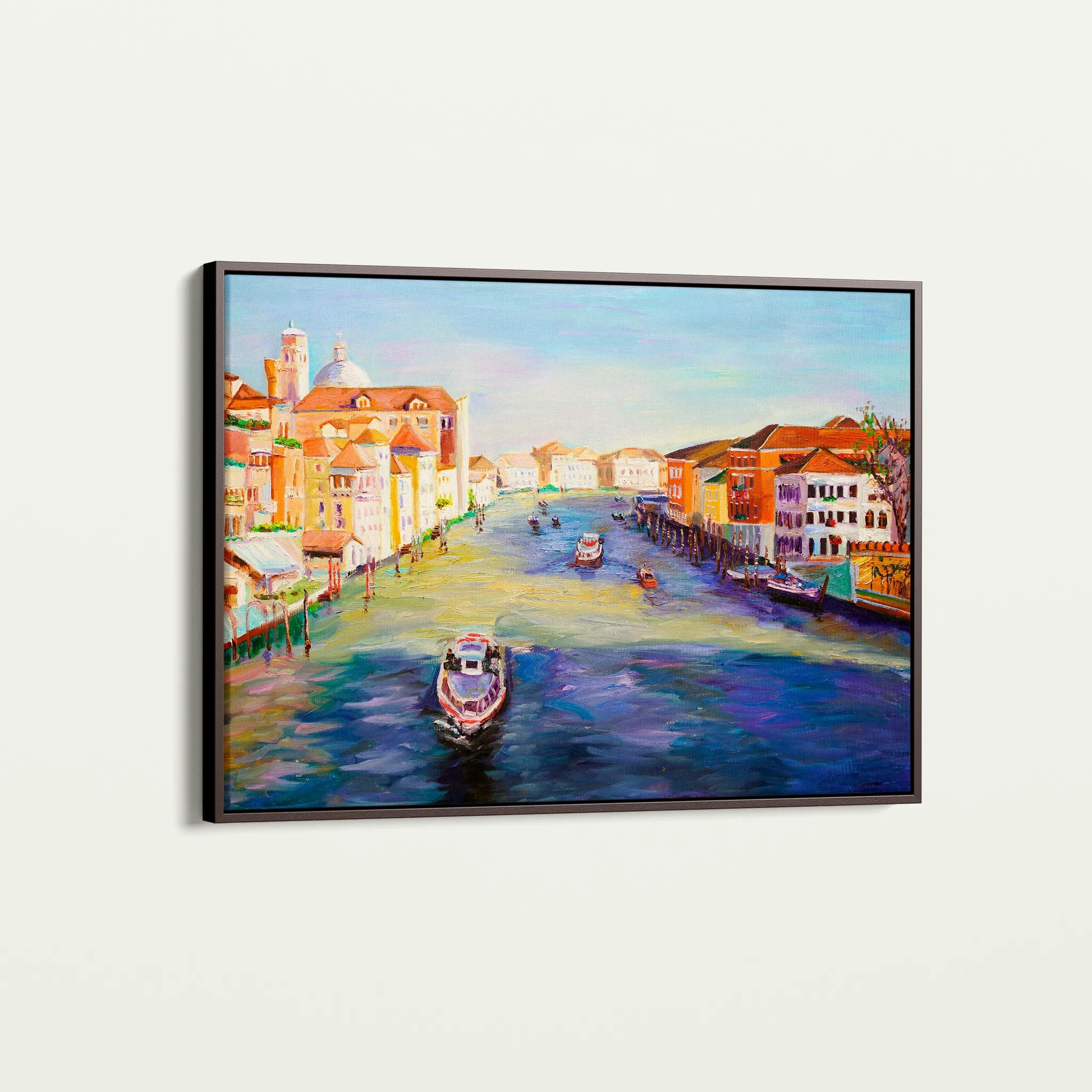 Landscape 121 Canvas Art 60 x 40 cm / Black