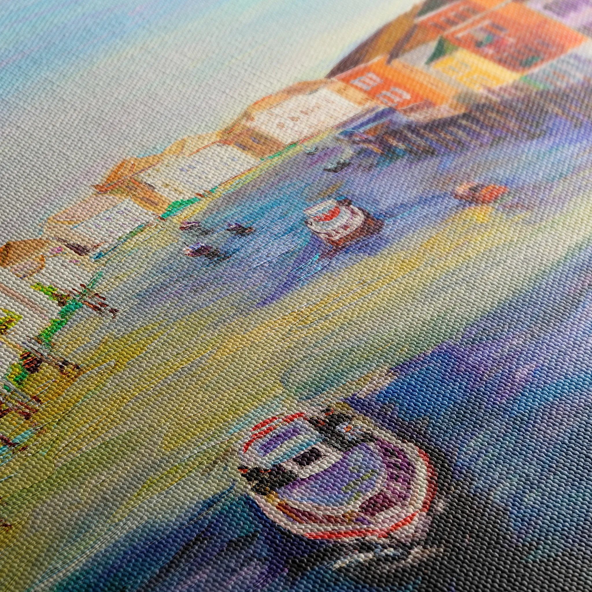 Landscape 121 Canvas Art 60 x 40 cm / Black