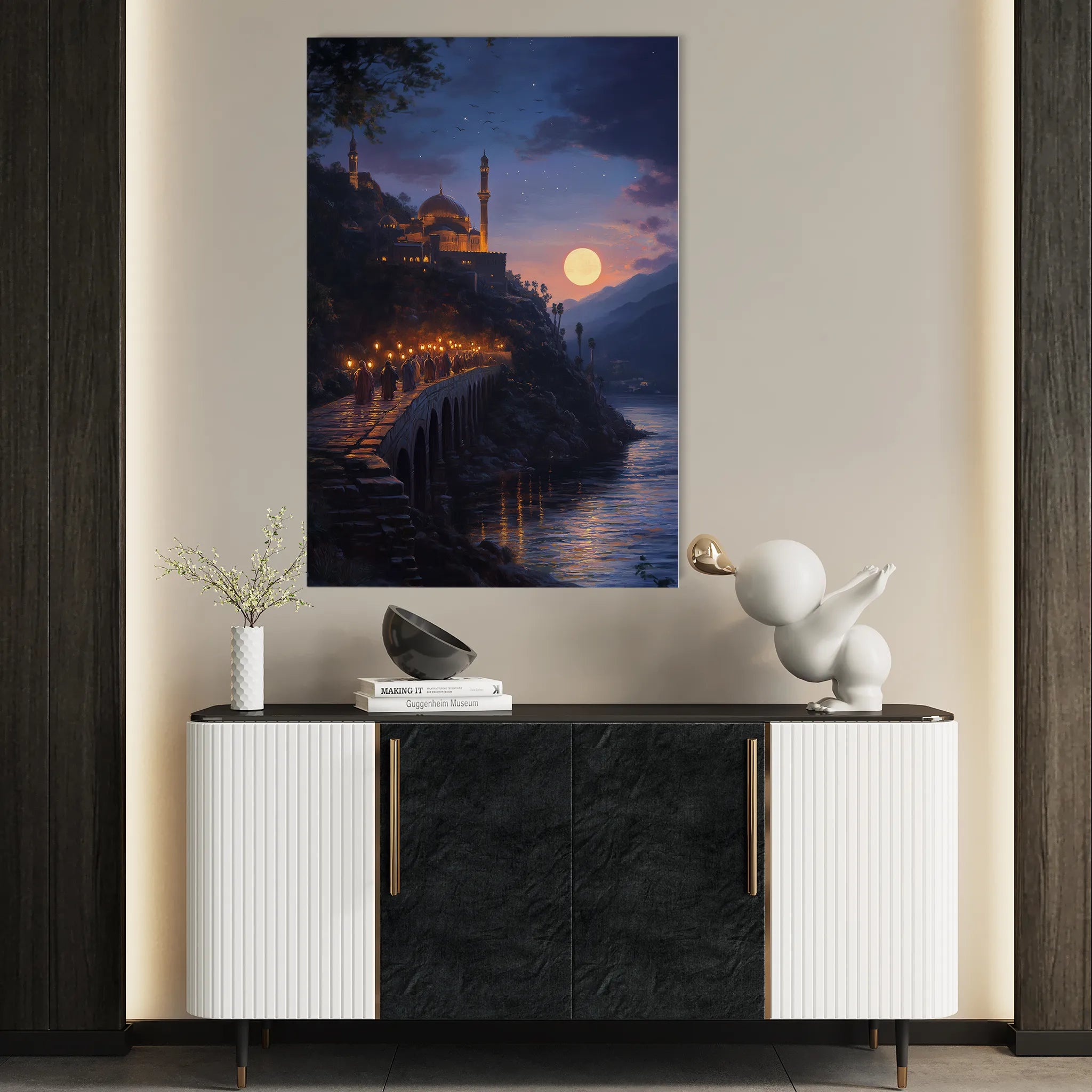Orientalist 121 Canvas Art 60 x 40 cm / Black
