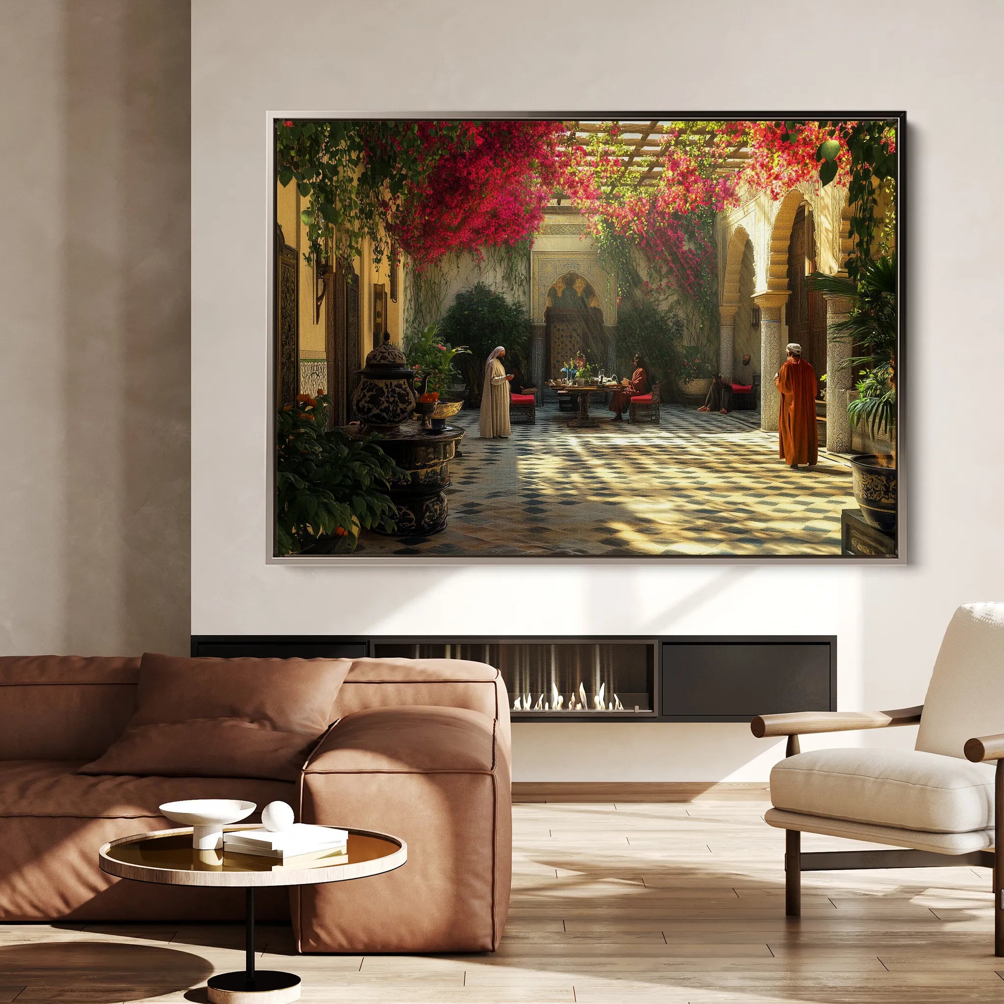 Orientalist 122 Canvas Art 60 x 40 cm / Black