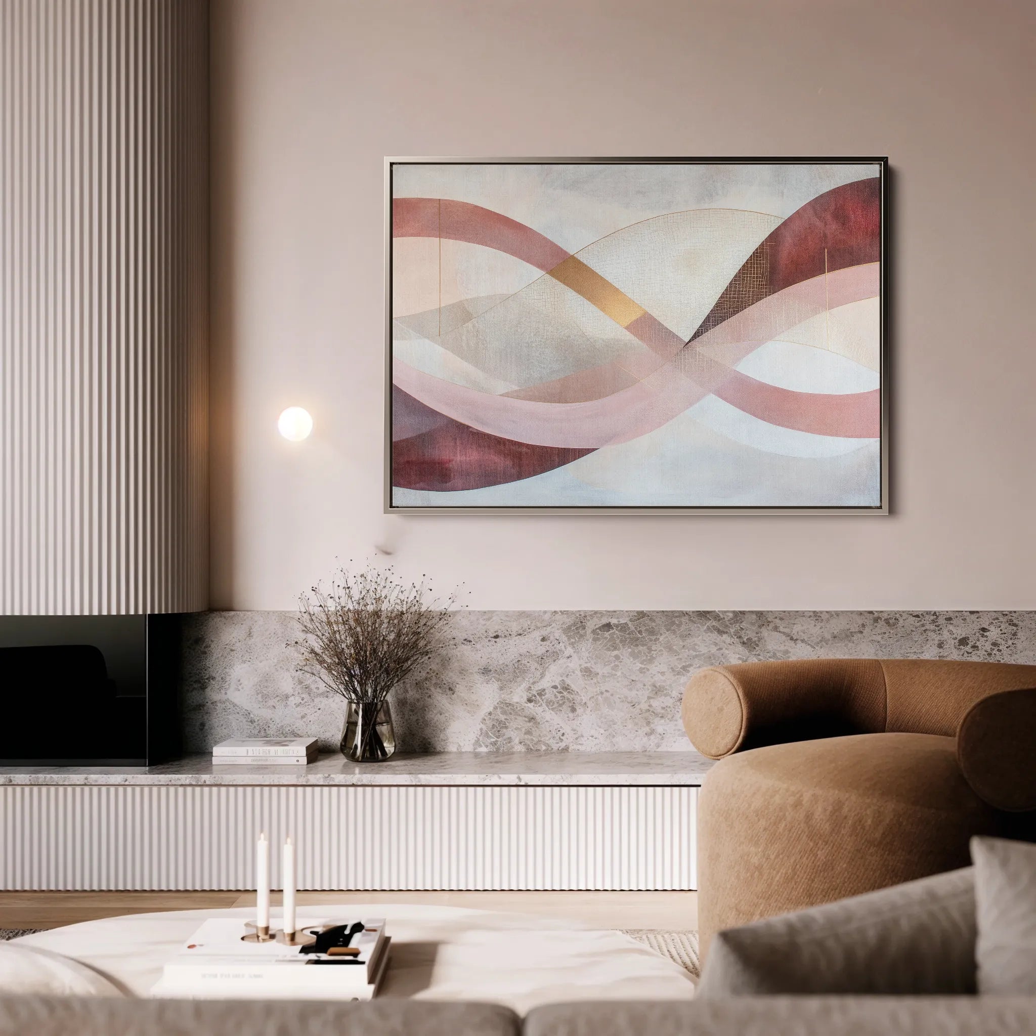 Boho 123 Canvas Art 60 x 40 cm / Black