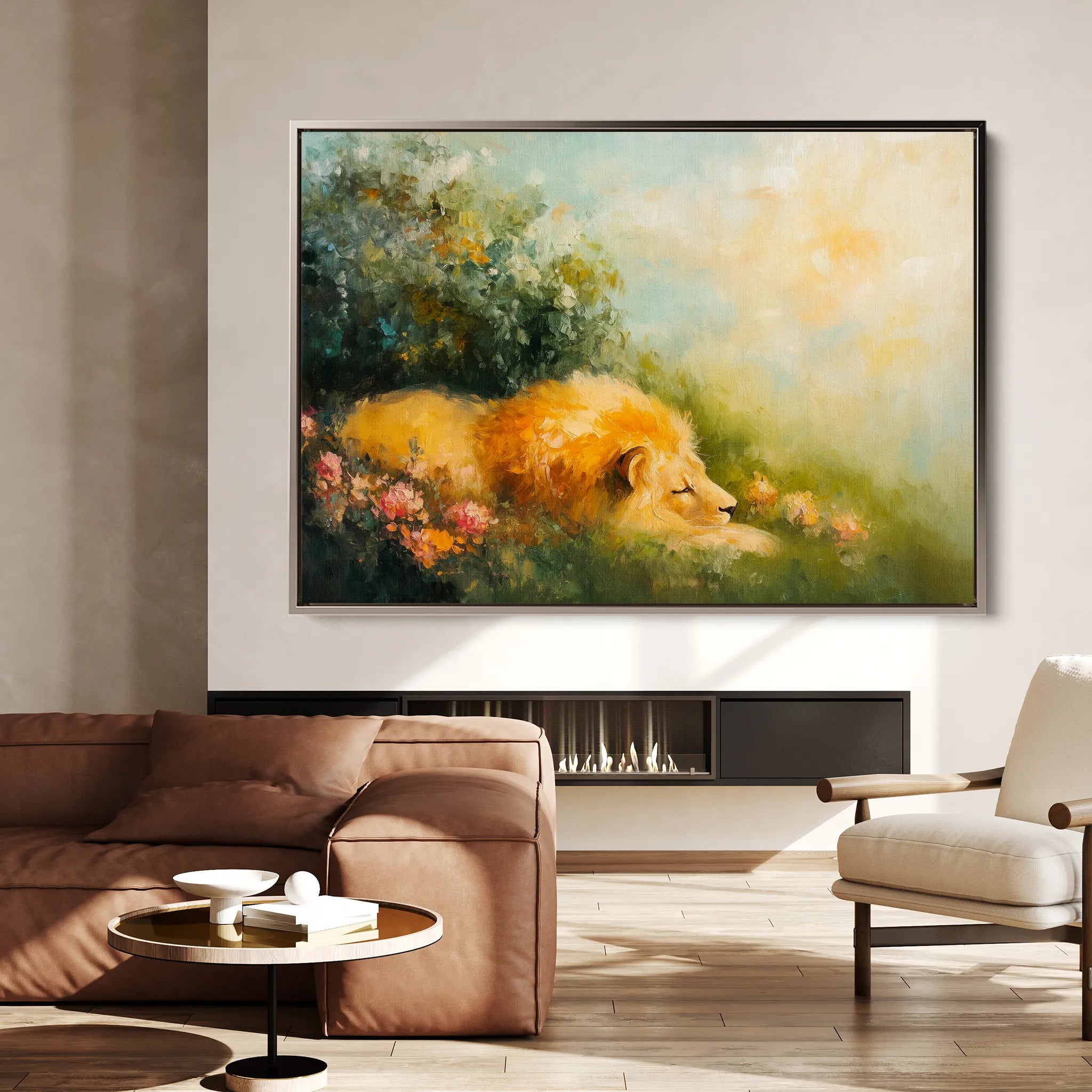 Animals 124 Canvas Art 60 x 40 cm / Black