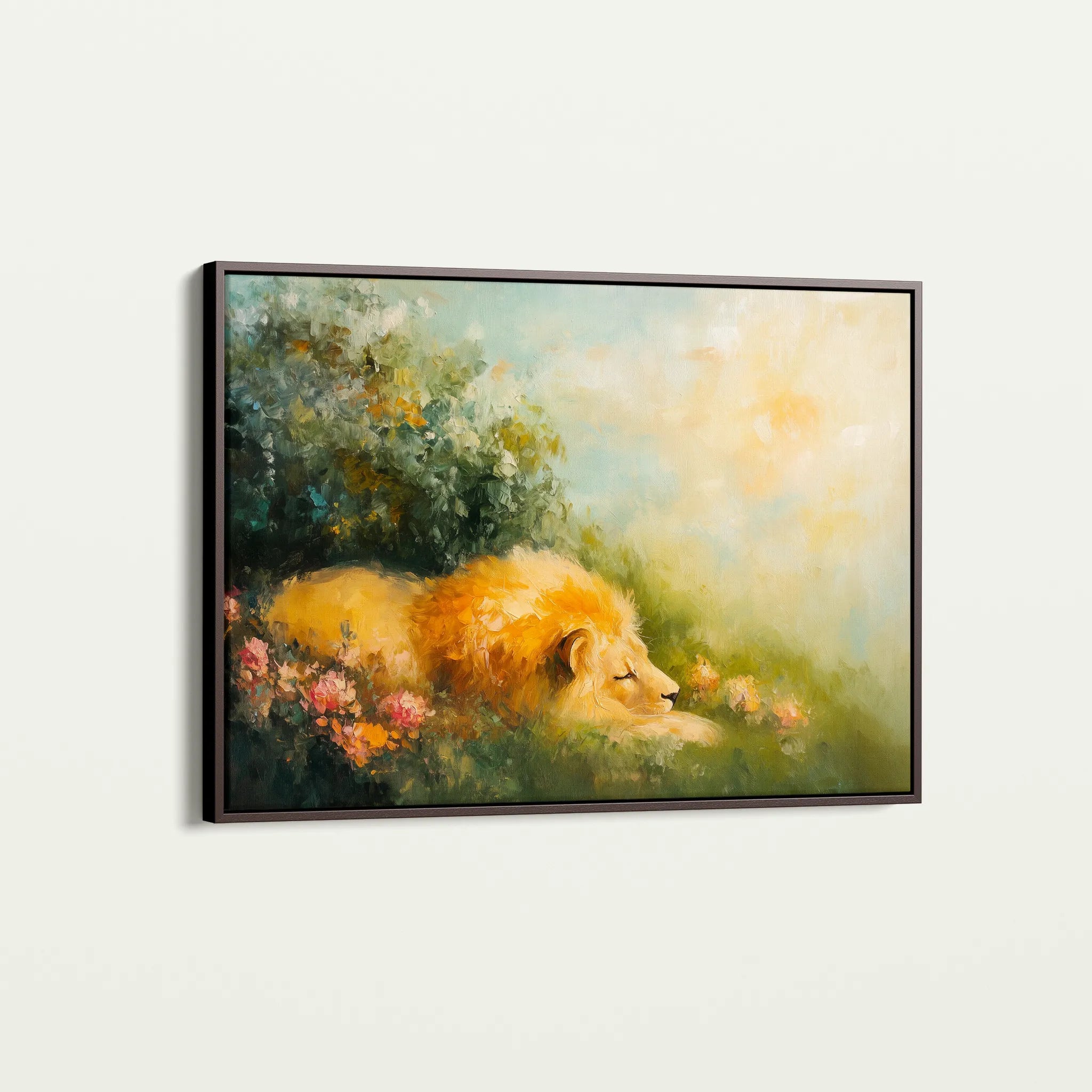 Animals 124 Canvas Art 60 x 40 cm / Black