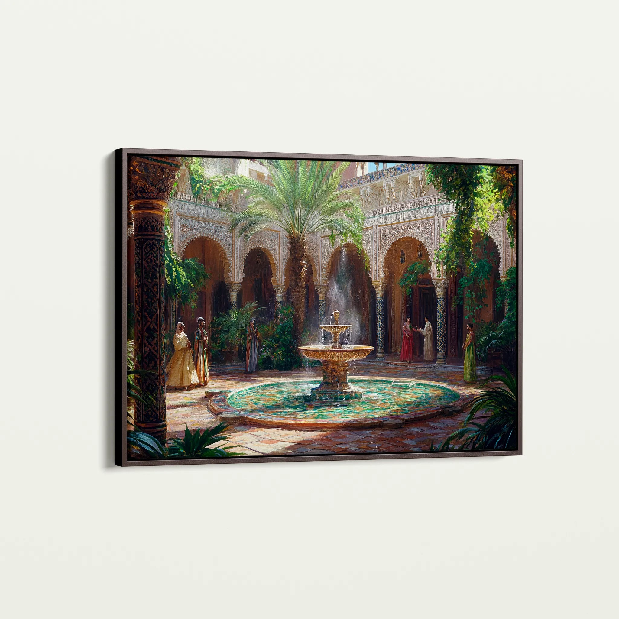 Orientalist 124 Canvas Art 60 x 40 cm / Black