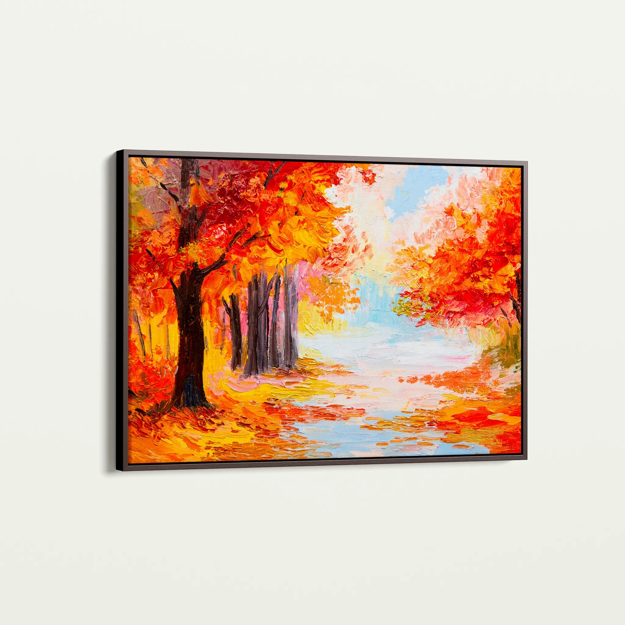Landscape 125 Canvas Art 60 x 40 cm / Black