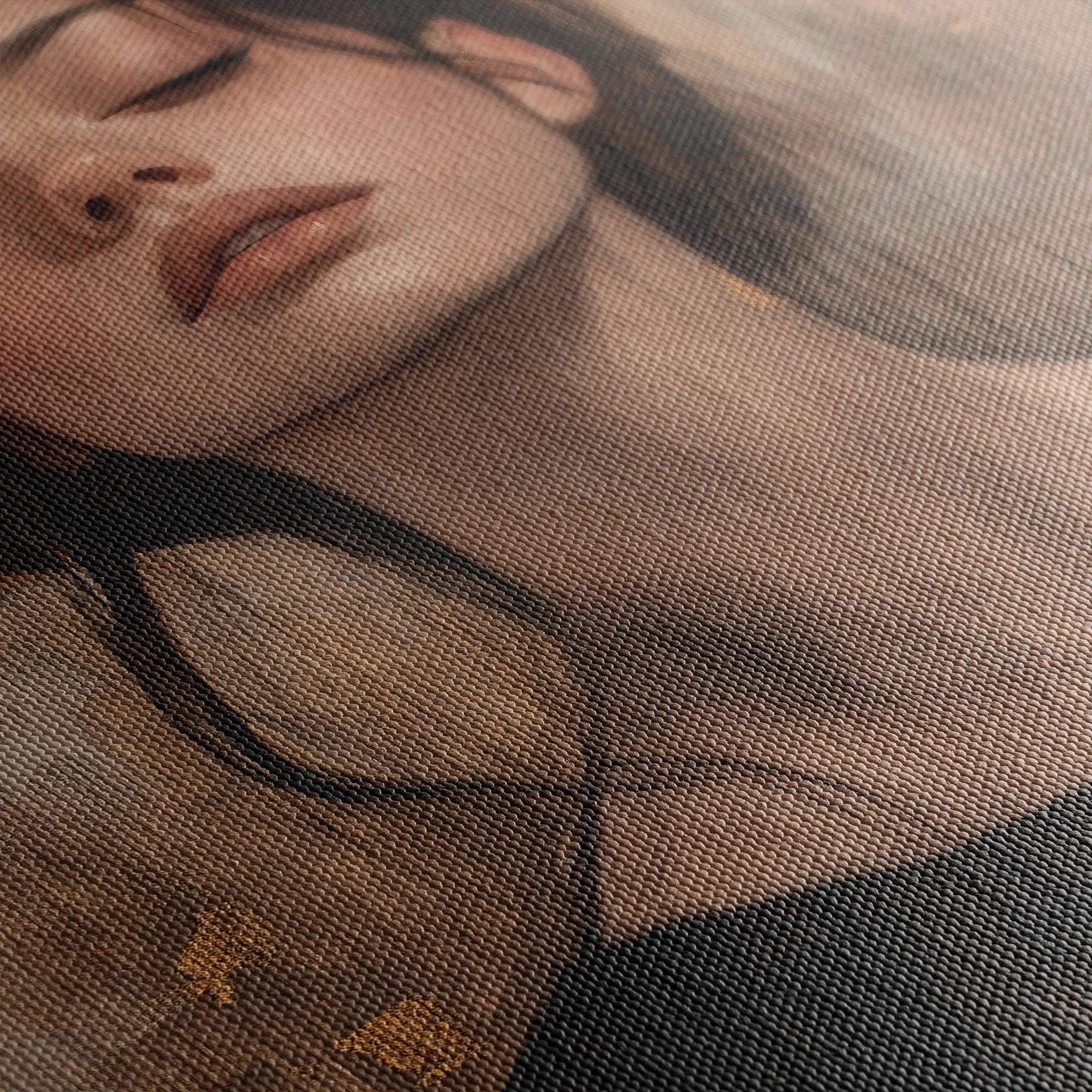 Portrait 125 Canvas Art 60 x 40 cm / Black
