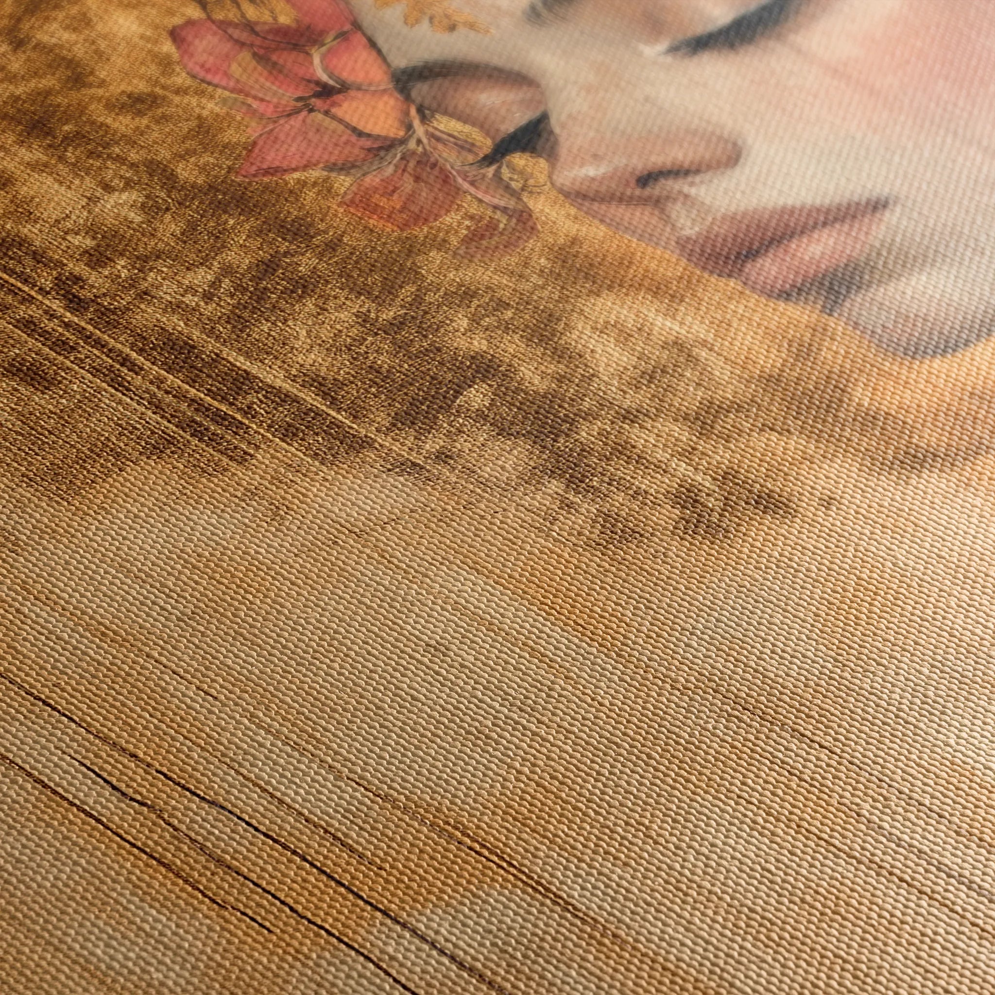 Portrait 126 Canvas Art 60 x 40 cm / Black