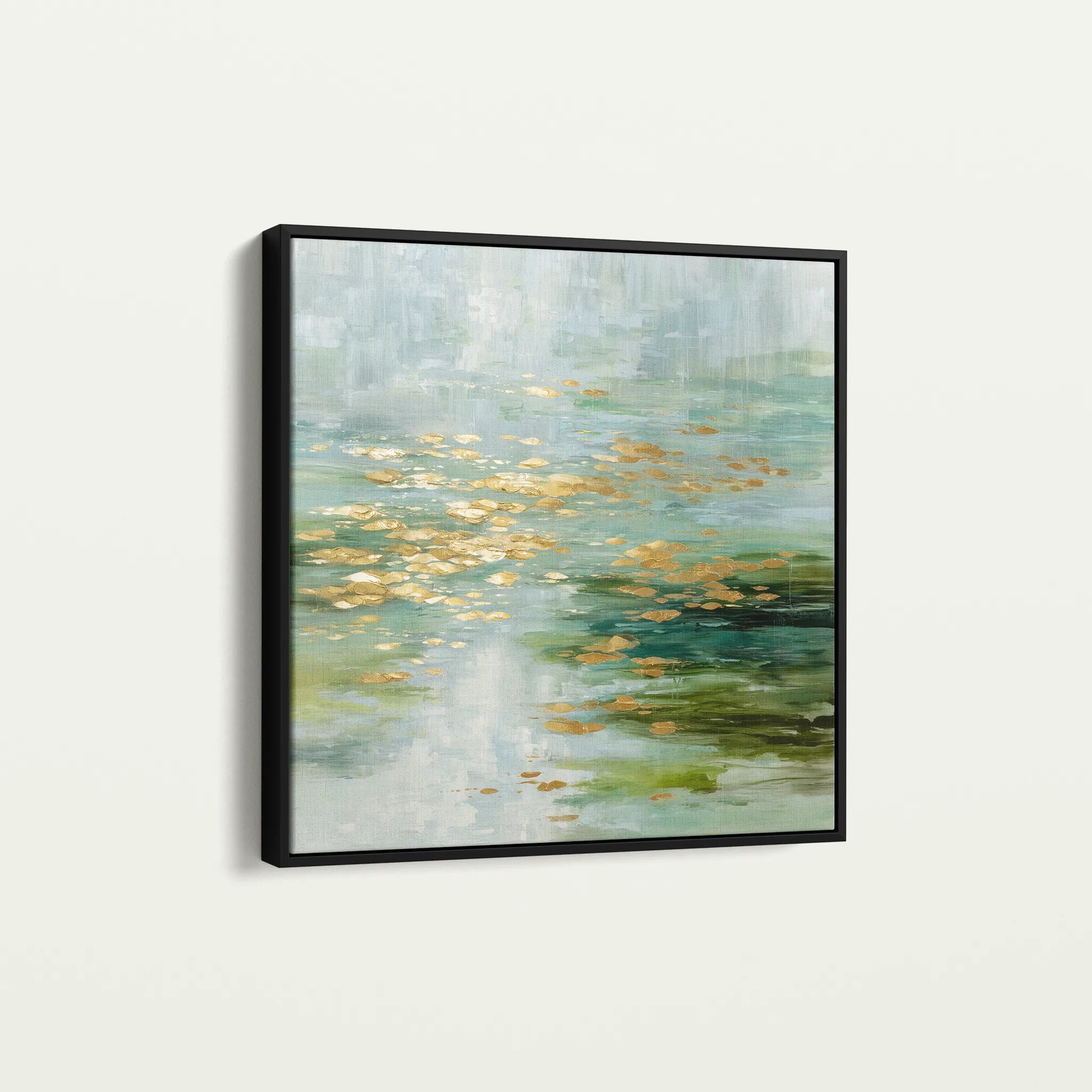 Abstract 1269 Canvas Art 60 x 60 cm / Black