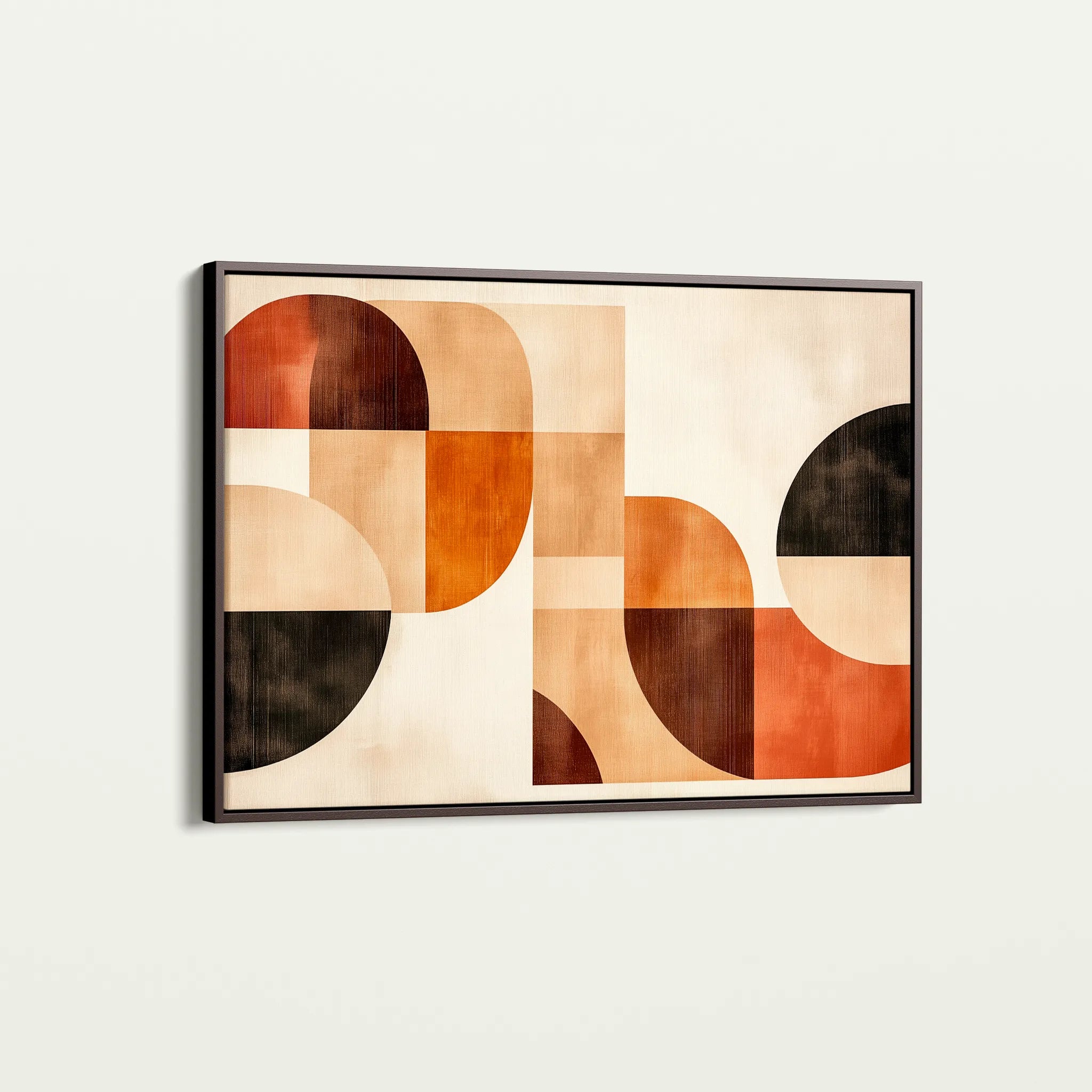 Boho 127 Canvas Art 60 x 40 cm / Black