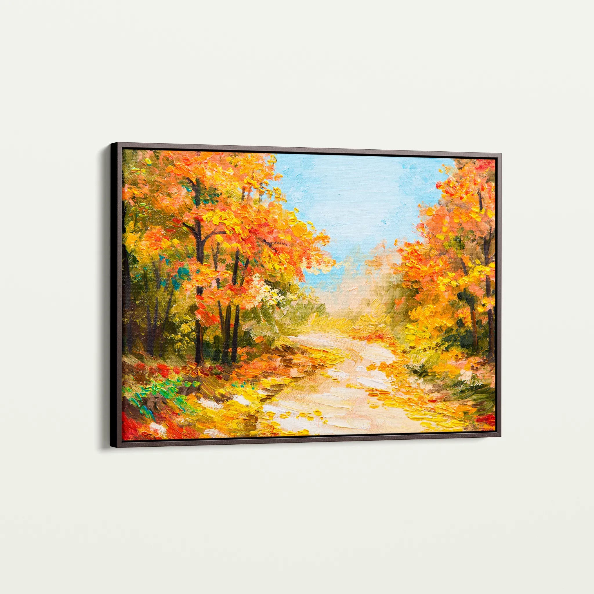 Landscape 127 Canvas Art 60 x 40 cm / Black