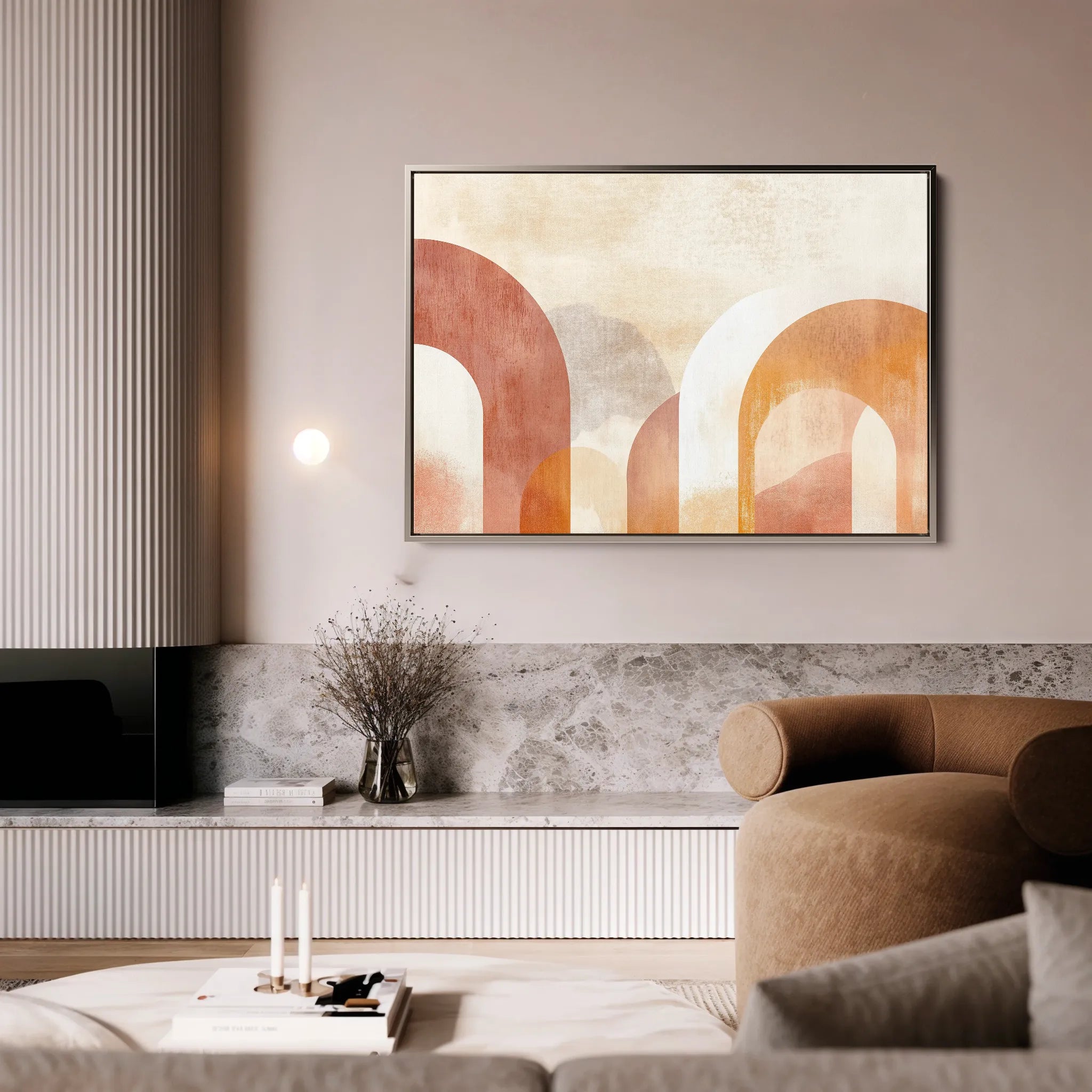Boho 128 Canvas Art 60 x 40 cm / Black