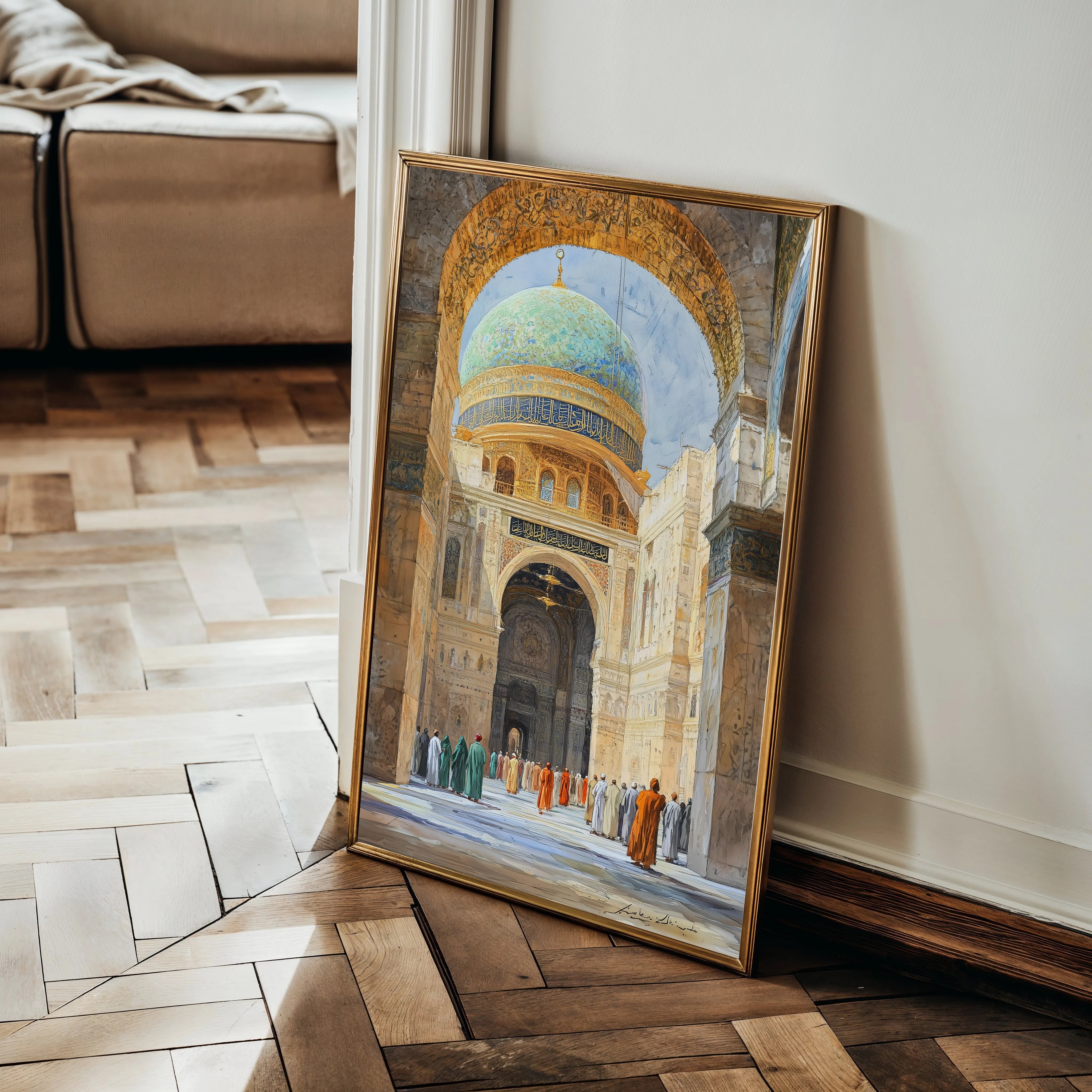 Orientalist 128 Canvas Art 60 x 40 cm / Black