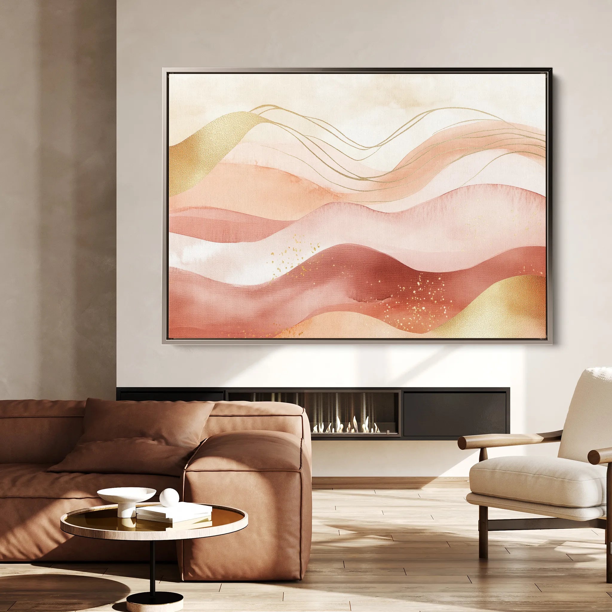 Boho 130 Canvas Art 60 x 40 cm / Black