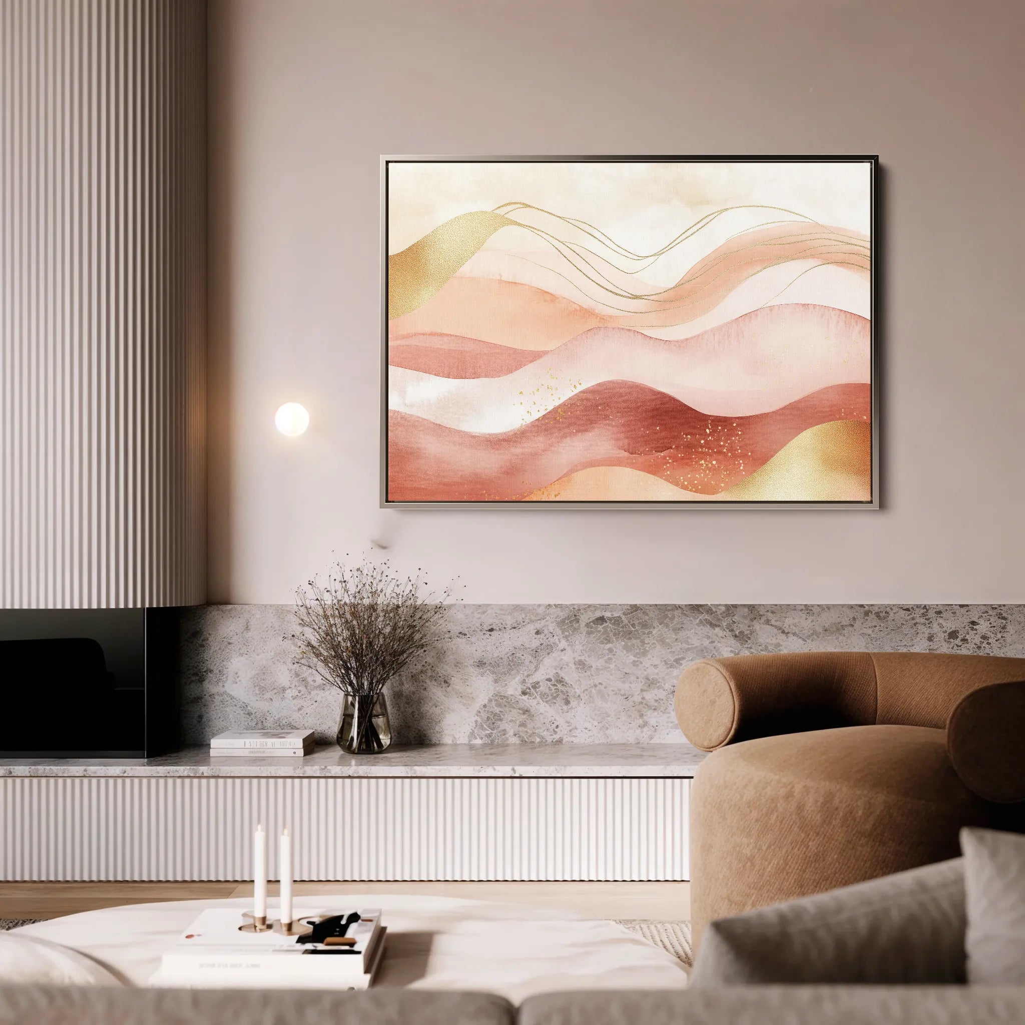 Boho 130 Canvas Art 60 x 40 cm / Black
