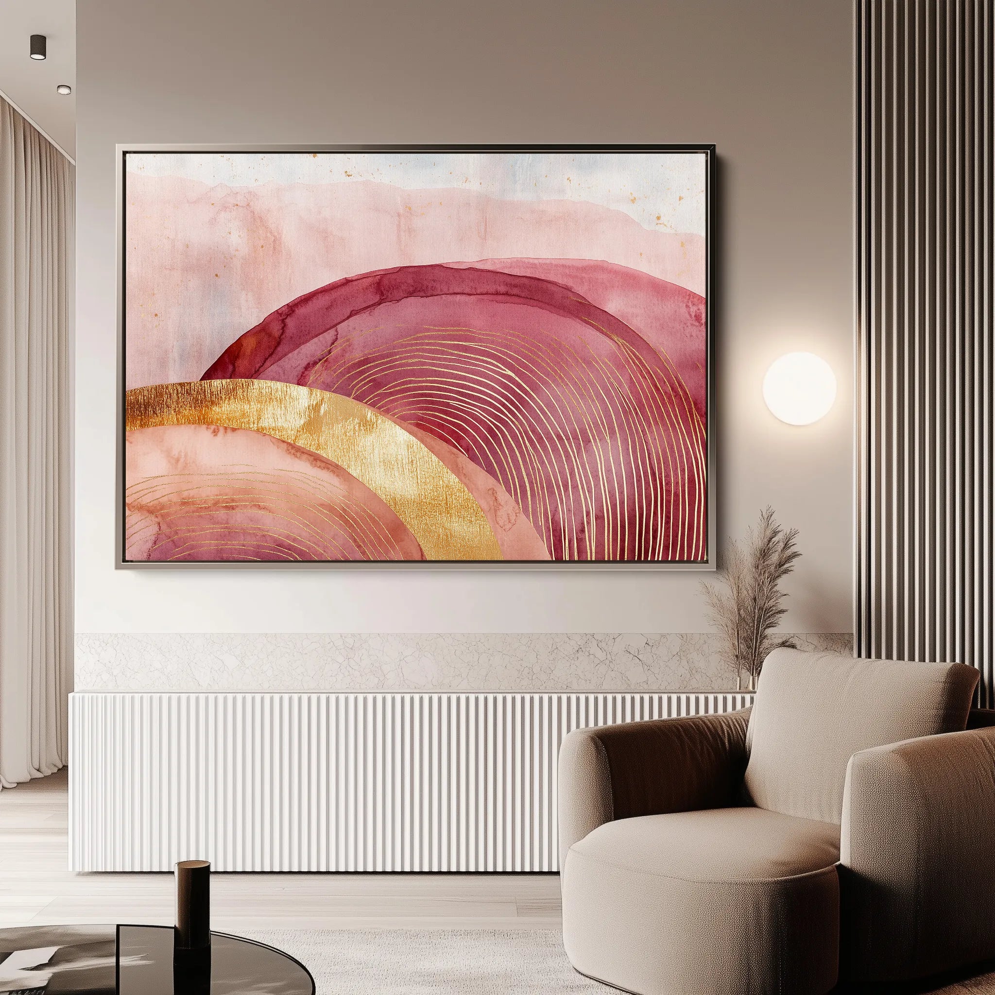 Boho 131 Canvas Art 60 x 40 cm / Black