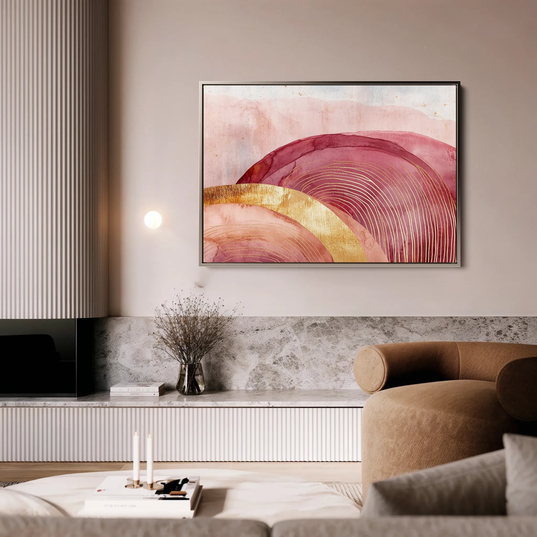 Boho 131 Canvas Art 60 x 40 cm / Black