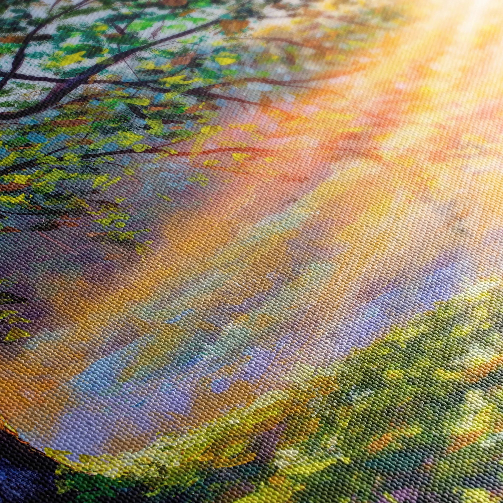 Landscape 131 Canvas Art 60 x 40 cm / Black