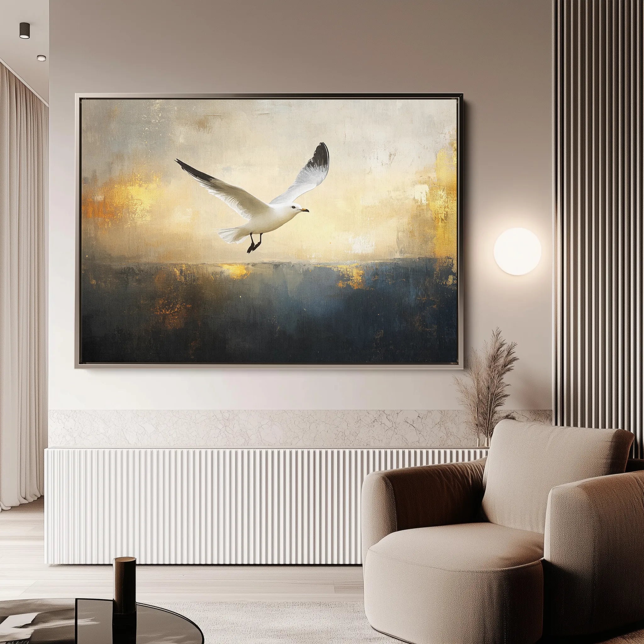 Animals 133 Canvas Art 60 x 40 cm / Black