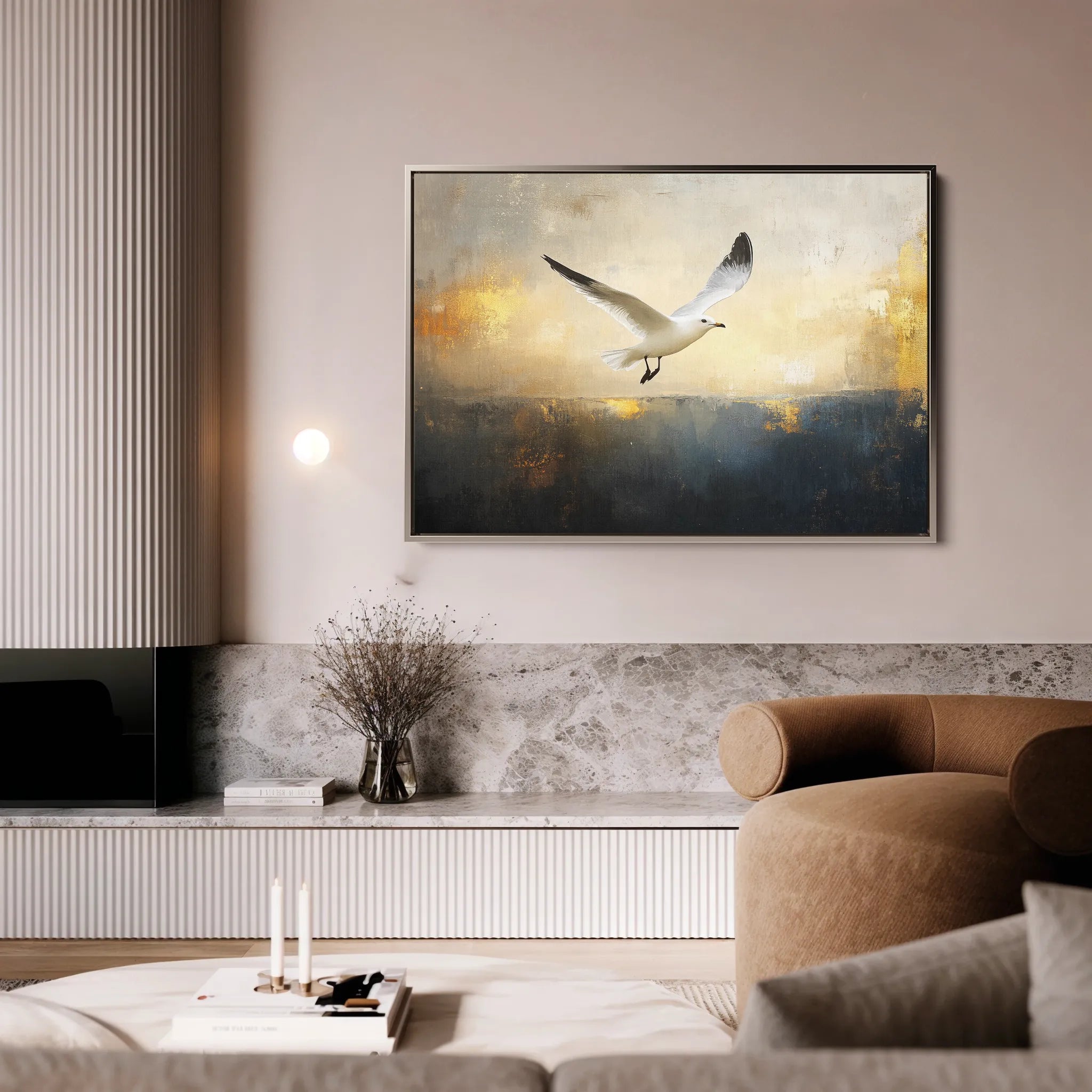 Animals 133 Canvas Art 60 x 40 cm / Black