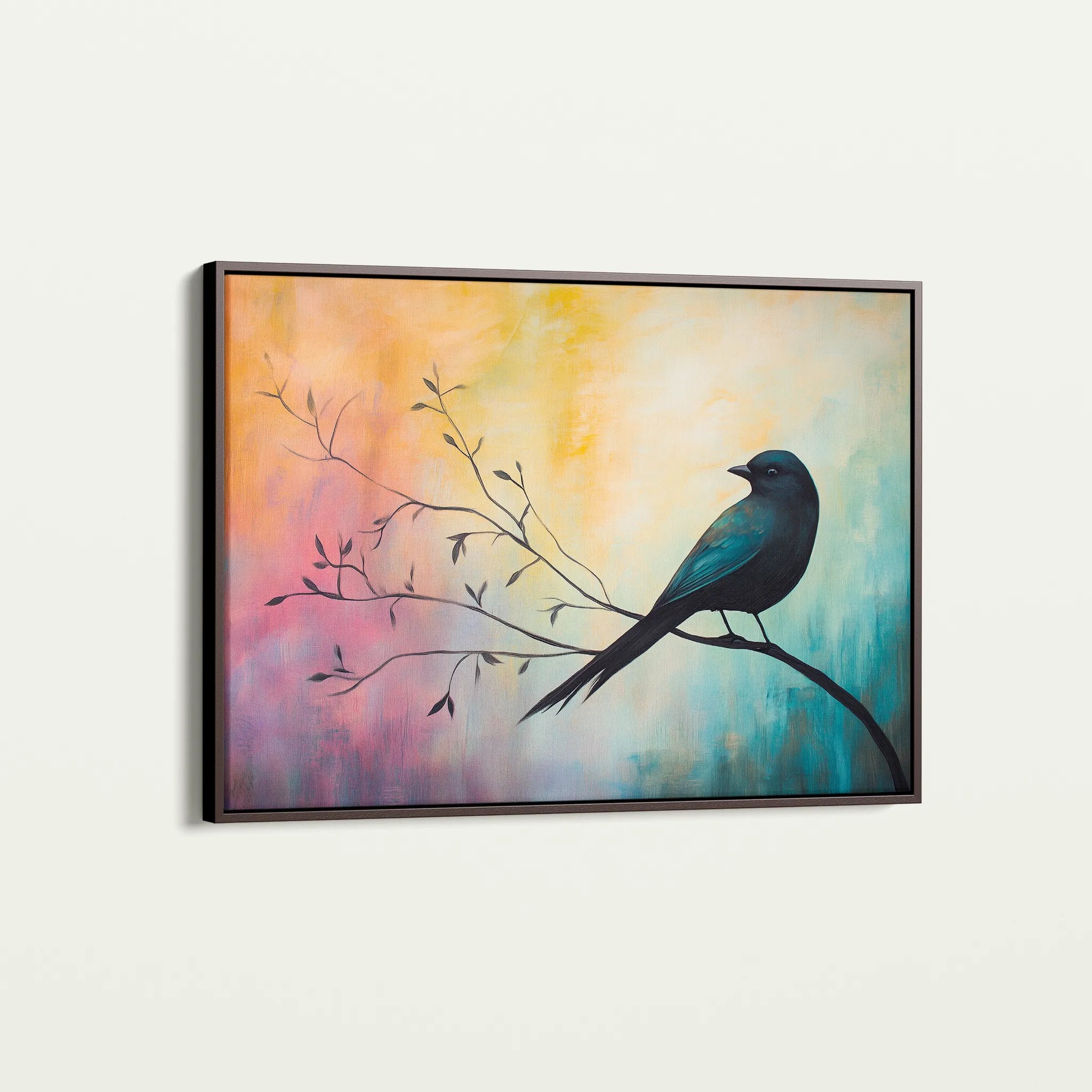 Animals 134 Canvas Art 60 x 40 cm / Black