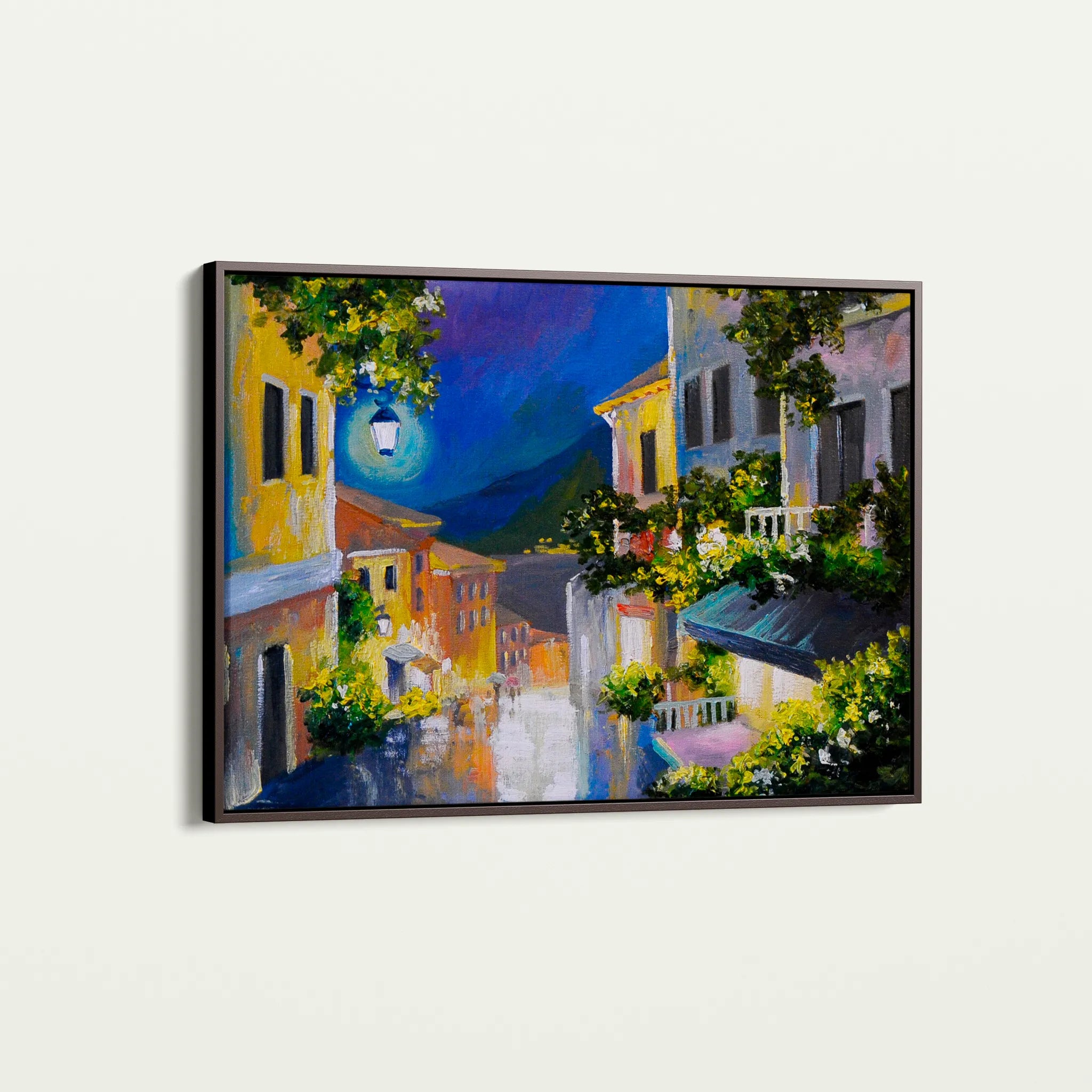Landscape 134 Canvas Art 60 x 40 cm / Black