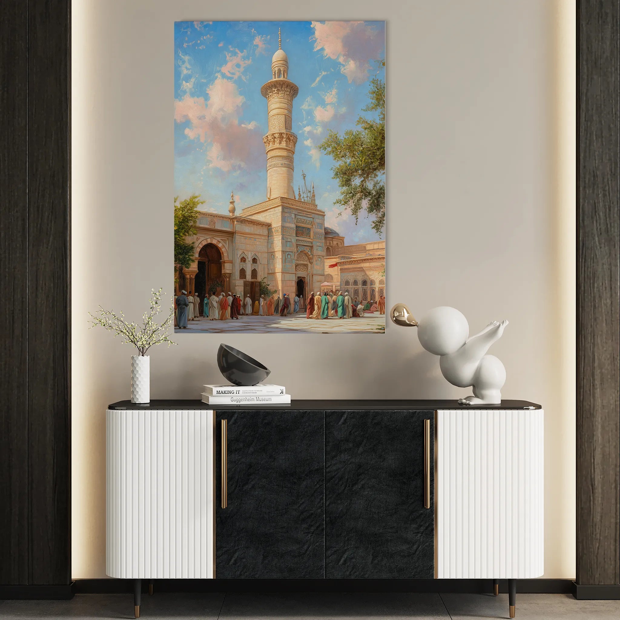 Orientalist 136 Canvas Art 60 x 40 cm / Black