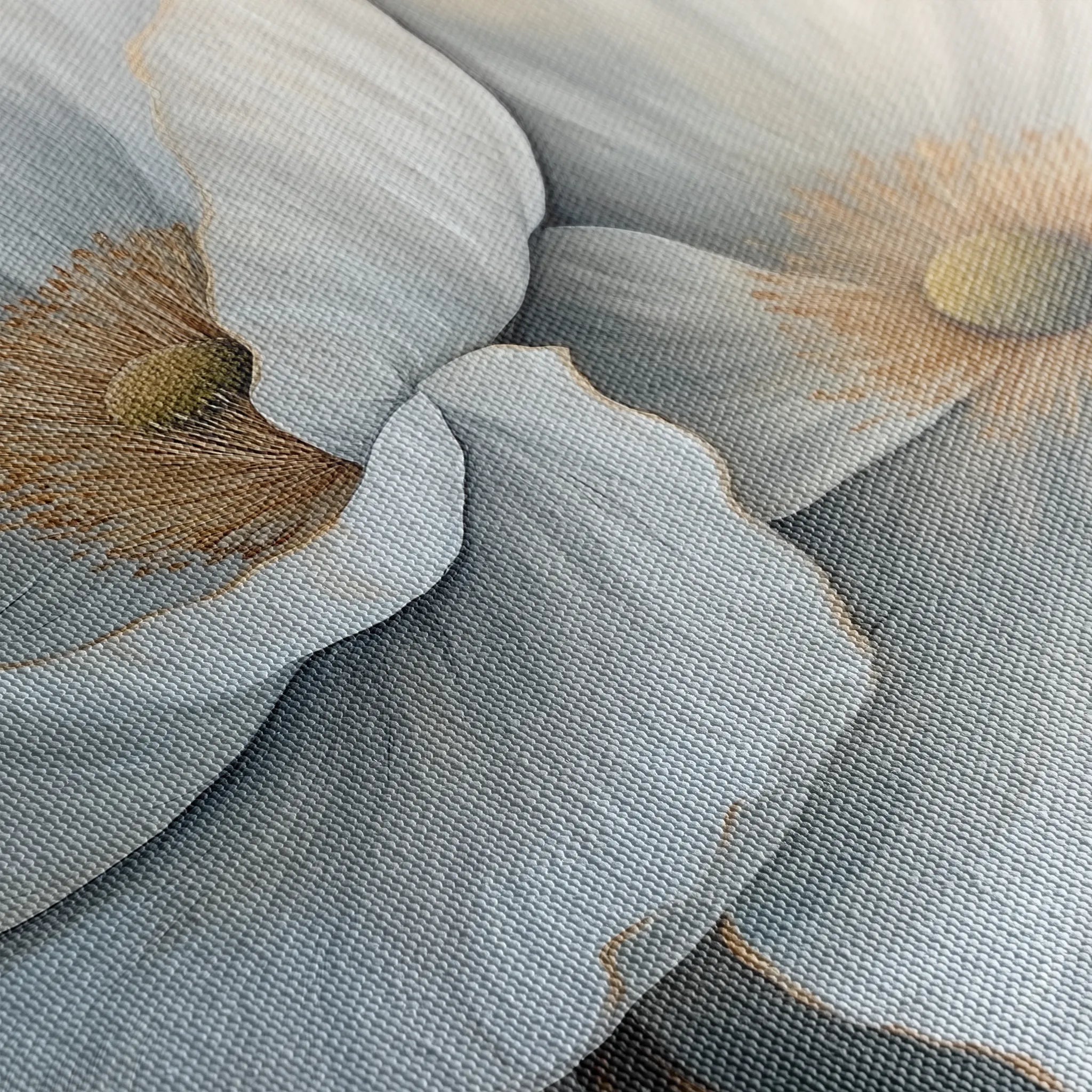 Floral 1360 Canvas Art 60 x 60 cm / Black