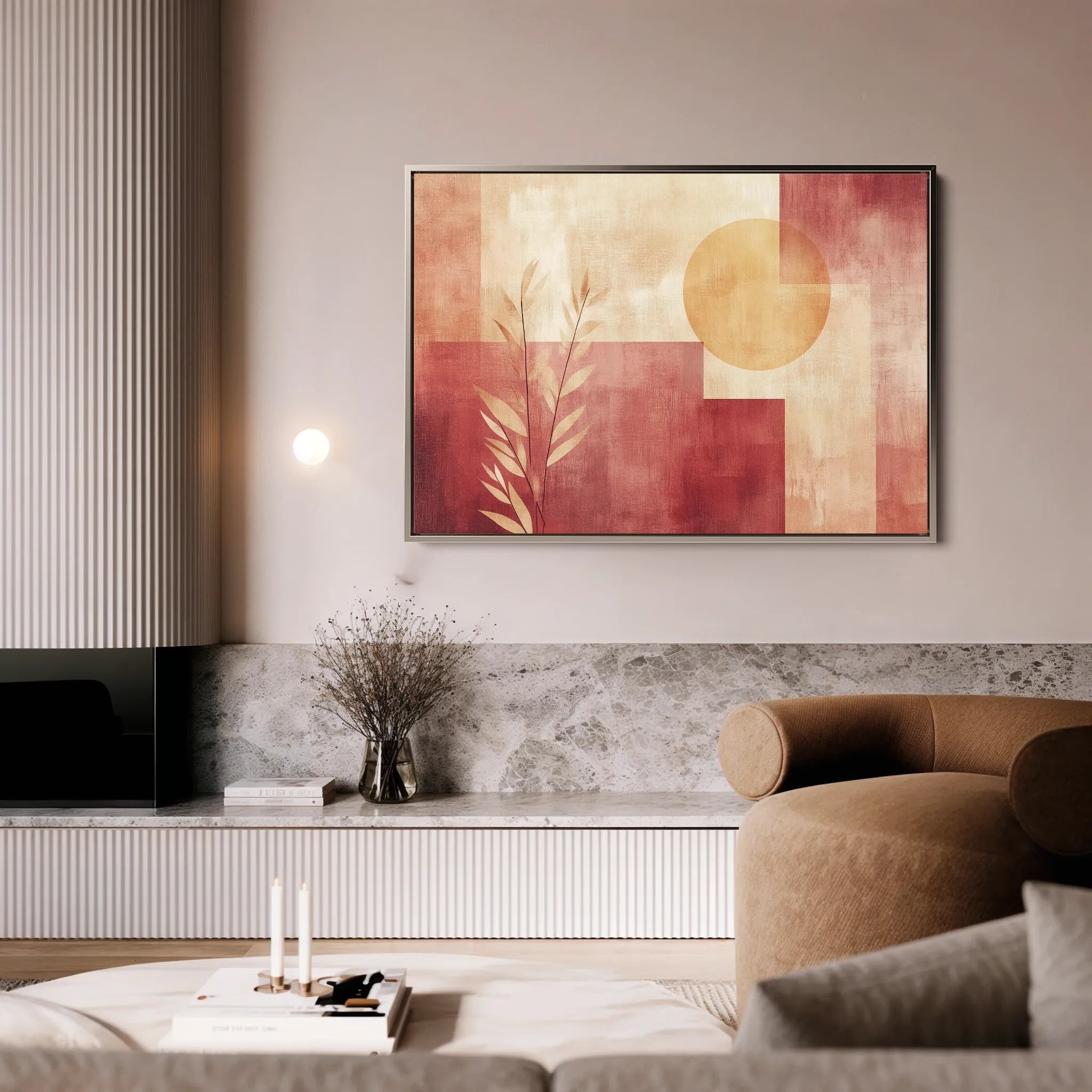 Boho 138 Canvas Art 60 x 40 cm / Black