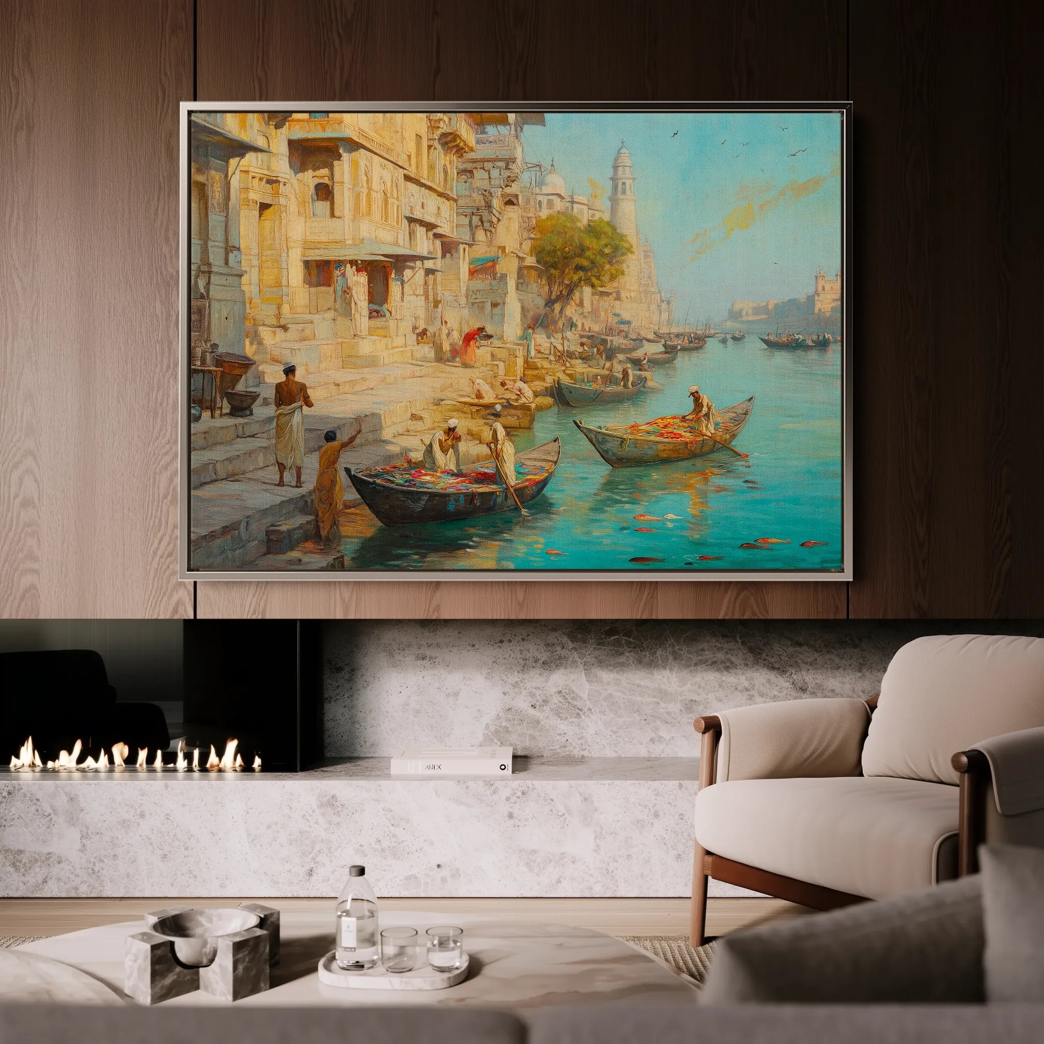 Orientalist 138 Canvas Art 60 x 40 cm / Black