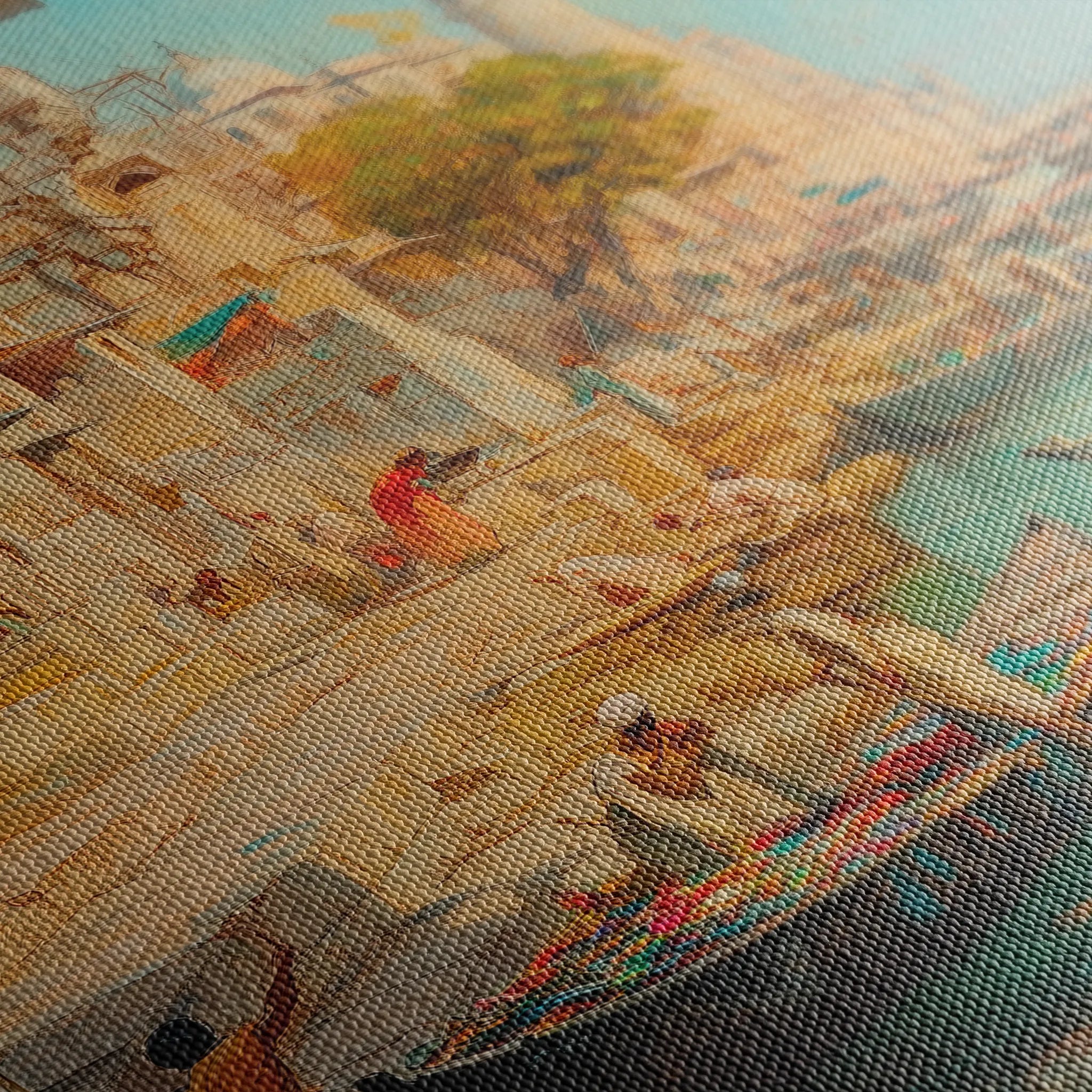 Orientalist 138 Canvas Art 60 x 40 cm / Black