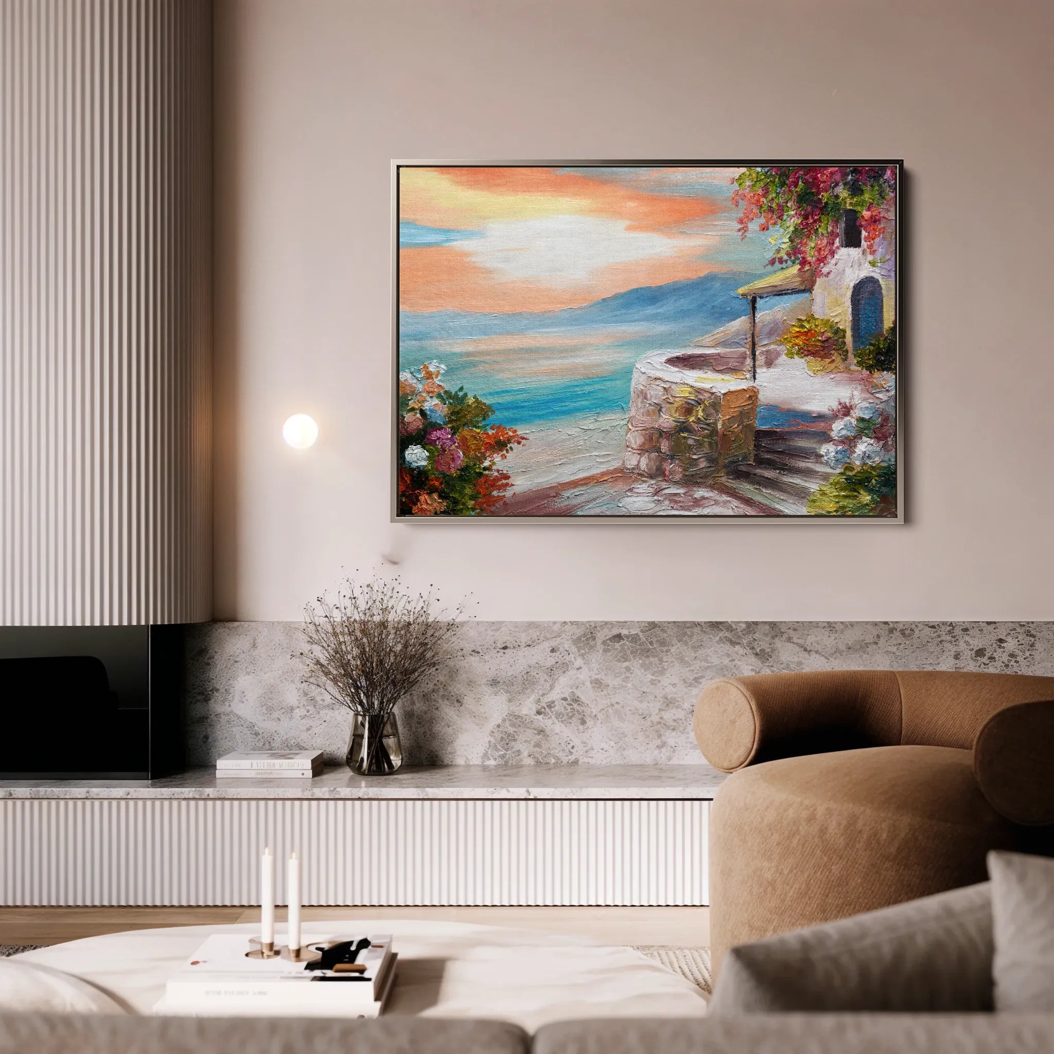 Landscape 139 Canvas Art 60 x 40 cm / Black