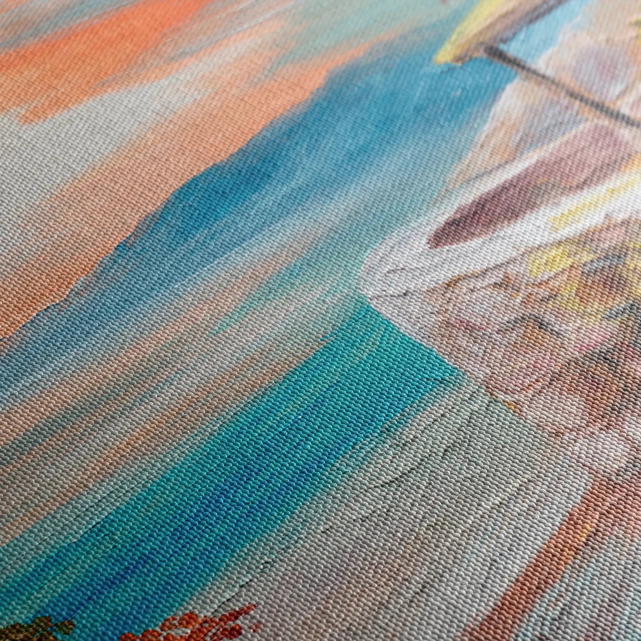 Landscape 139 Canvas Art 60 x 40 cm / Black