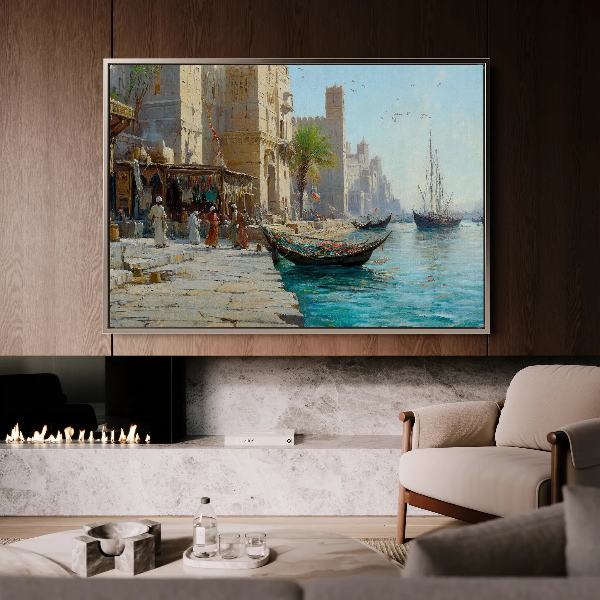 Orientalist 139 Canvas Art 60 x 40 cm / Black