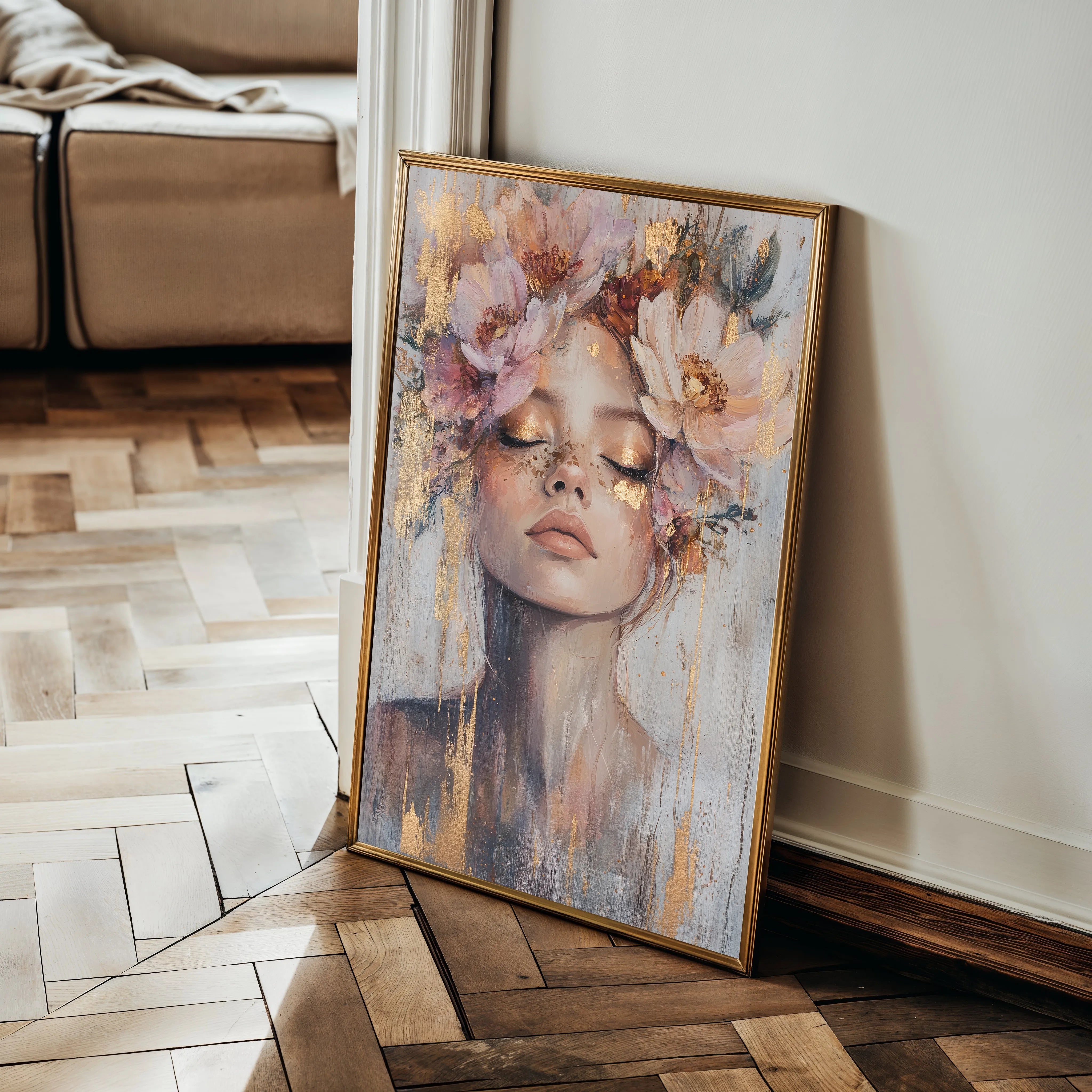 Portrait 140 Canvas Art 60 x 40 cm / Black
