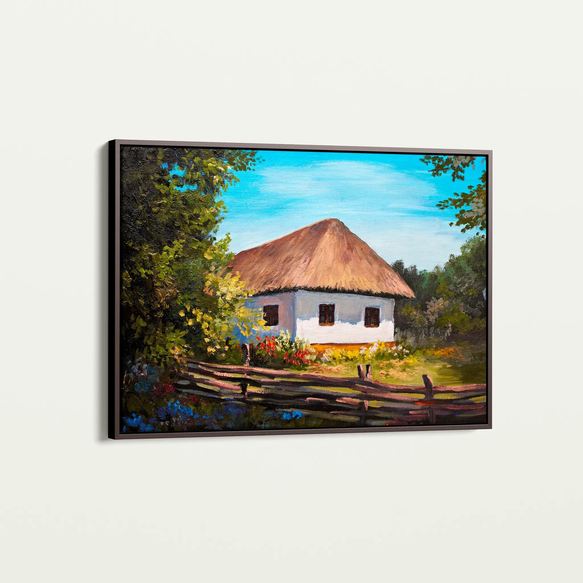 Landscape 141 Canvas Art 60 x 40 cm / Black
